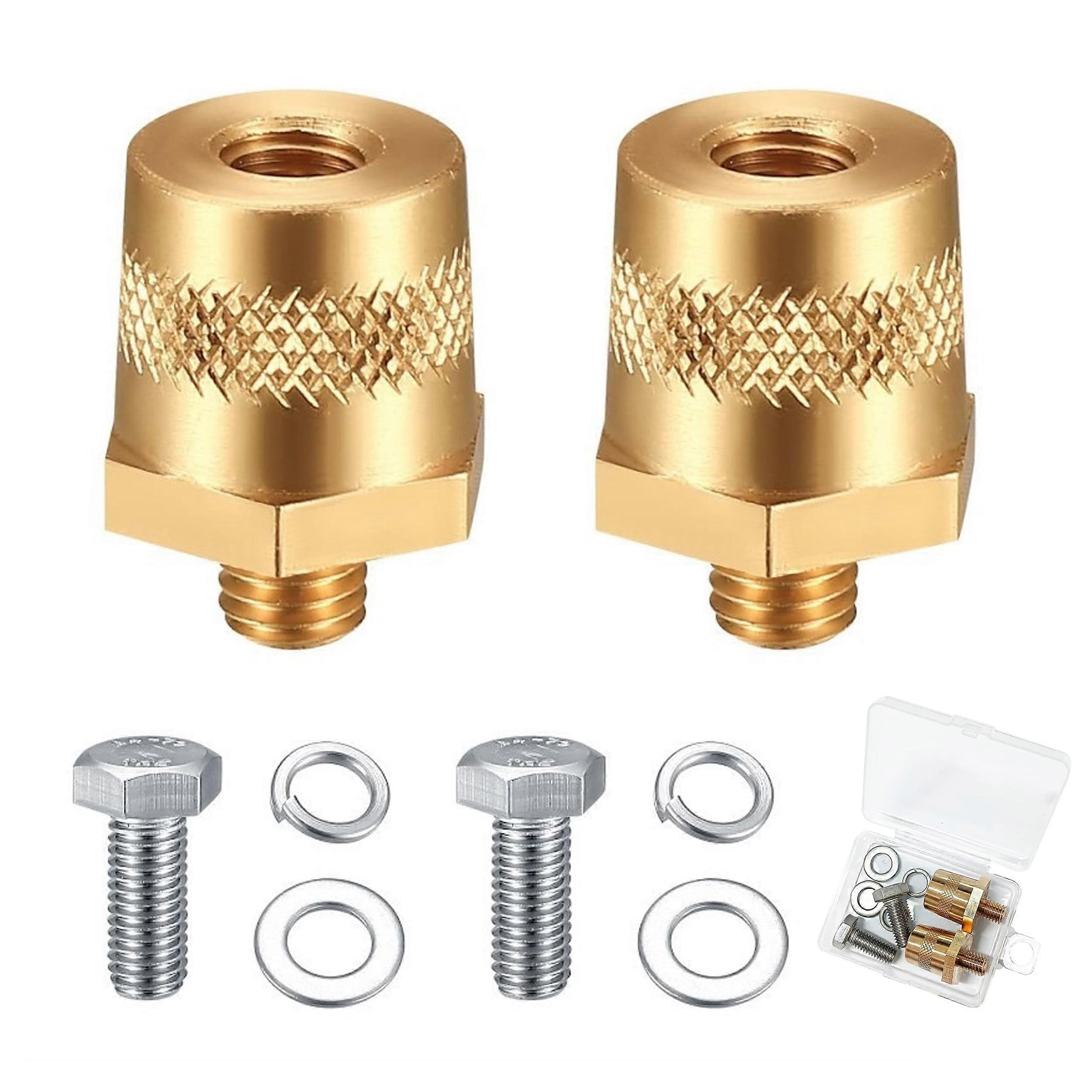 Battery Pole Adapter M8 Thread For Car Battery Terminals, Positive And Negative, Male Thread, Metal Construction
