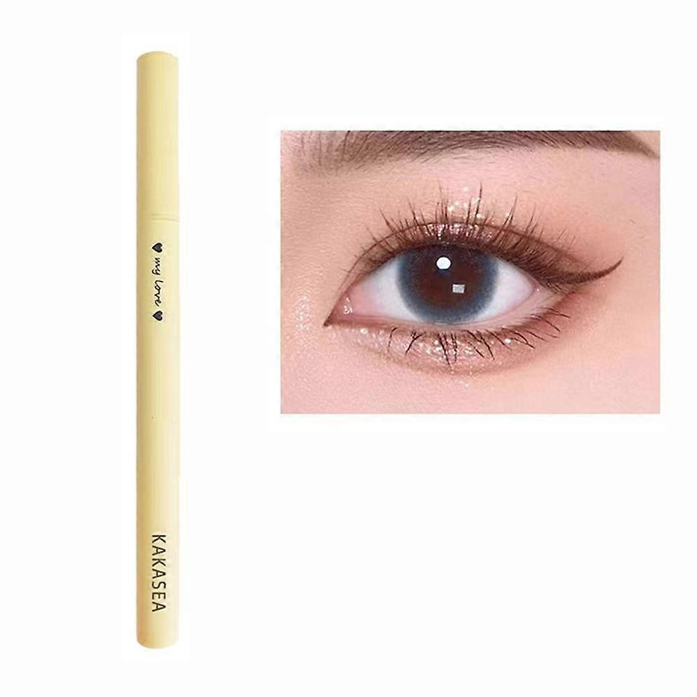 Slim Waterproof Liquid Lying Silkworm Pen Lasting Black Quick Drying