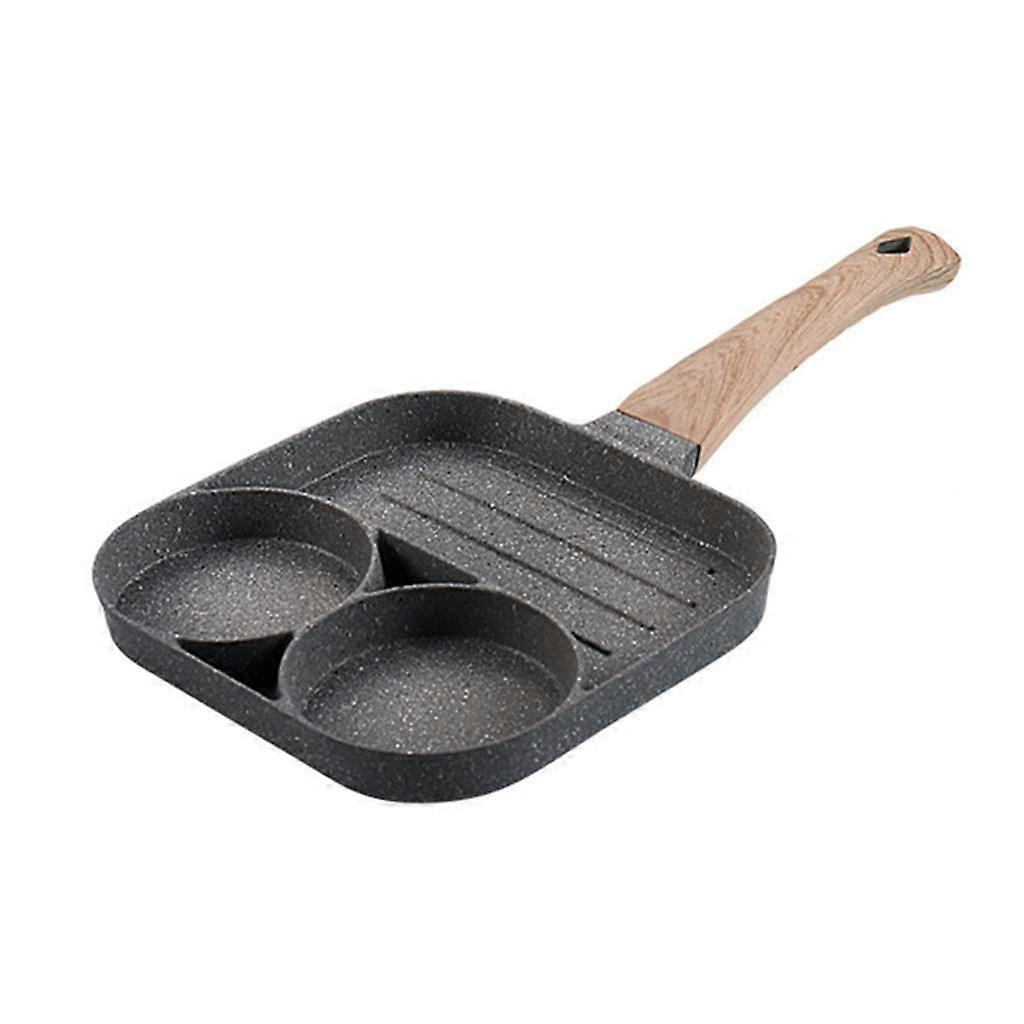 Non-Stick Four-Hole Omelette Maker, Induction Compatible, Four-Cavity Pan For Eggs, Pancakes, Muffin And Burger Mold