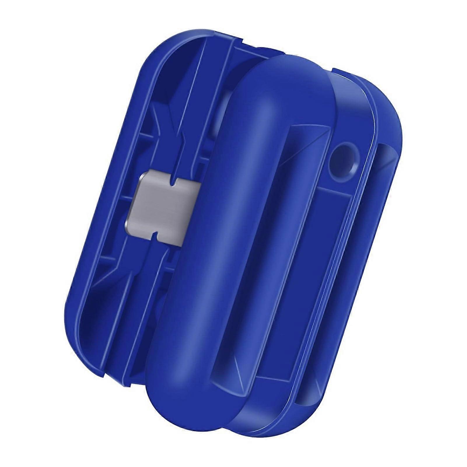 Quadruple Trimmer with Tungsten Carbide Blades, Non-Slip Hand Planing Function for Veneer and Edge Tapes, Blue