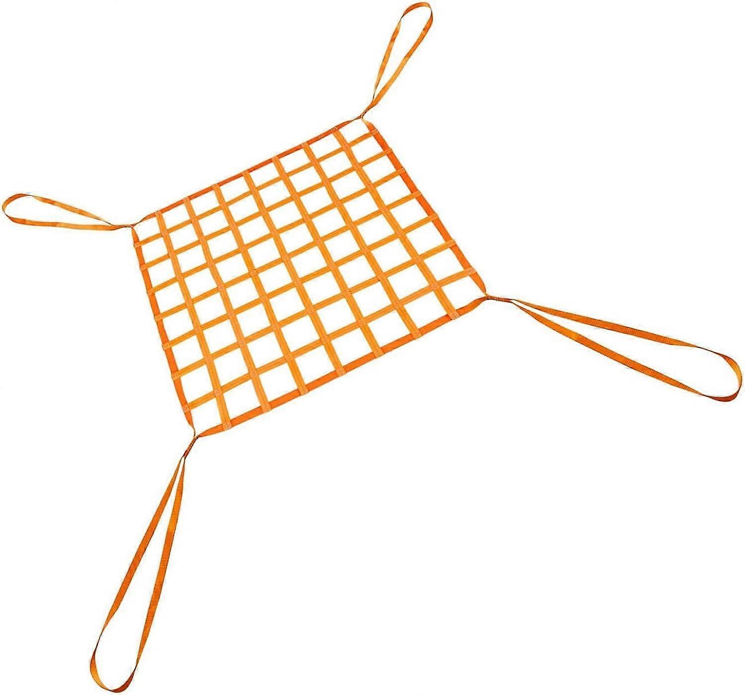 Flat Sling, Cargo Sling, Net Hanging Net Sling, Heavy Cargo Net Sling (1X1M/Mesh 10cm/Load 300KG)