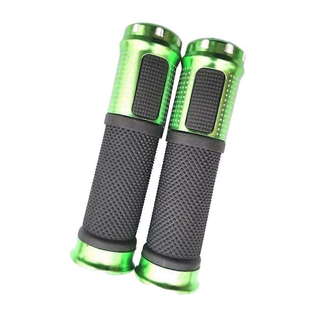 Bike Handlebar Grips 2-Pack, Comfortable Grips For Easy Installation, Universal Fit, Green
