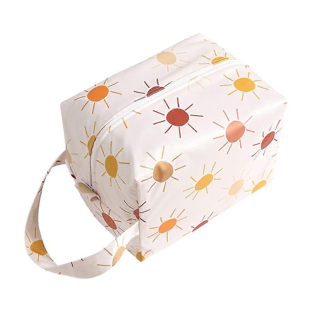 Baby sofa storage bag, retro print three-dimensional waterproof bag