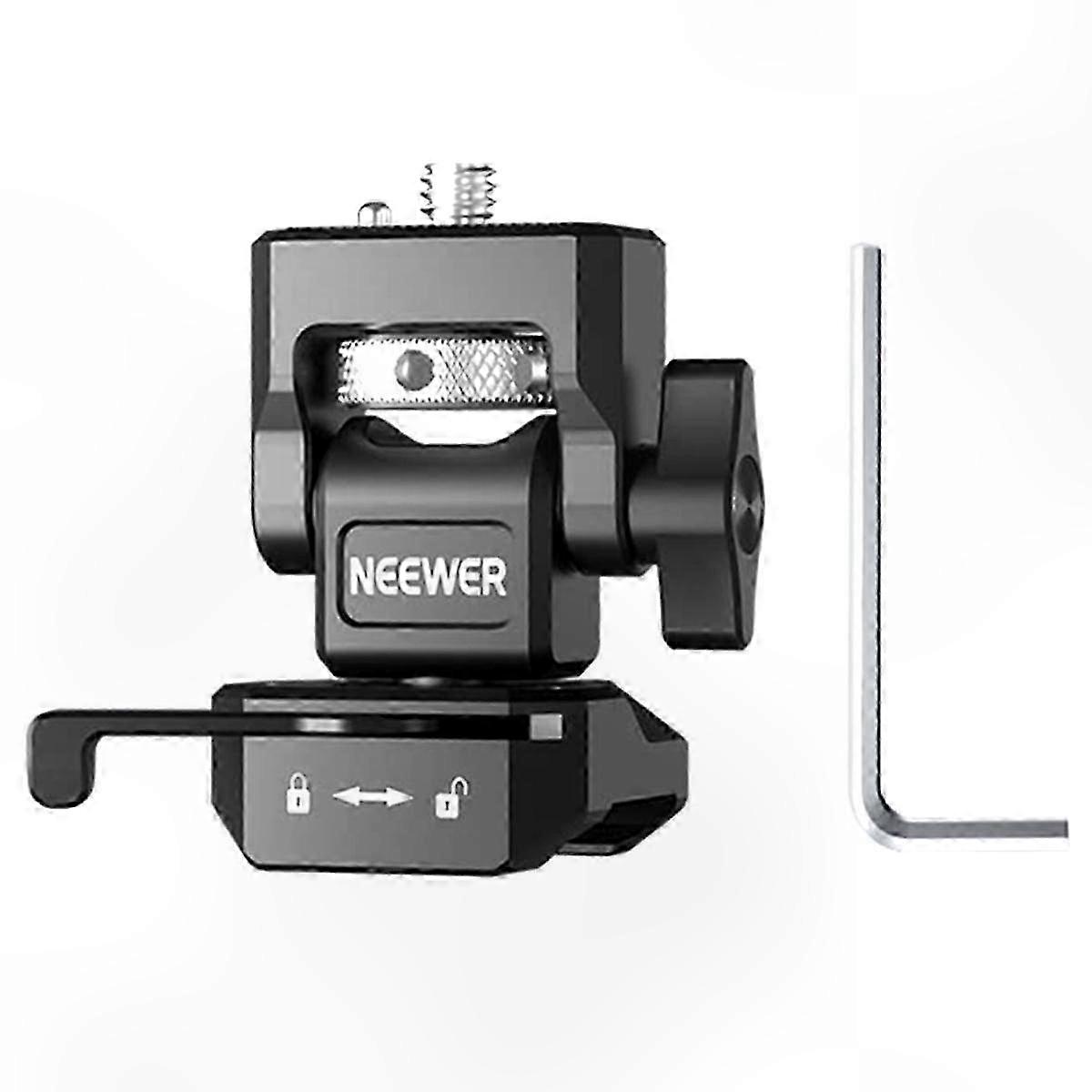 Kameramonitorhalterung mit QR-Klemme 1/4" Schraube für 5in 7in Field Monitor 360 Swivel 180 Tilt Dämpfung für Monitor