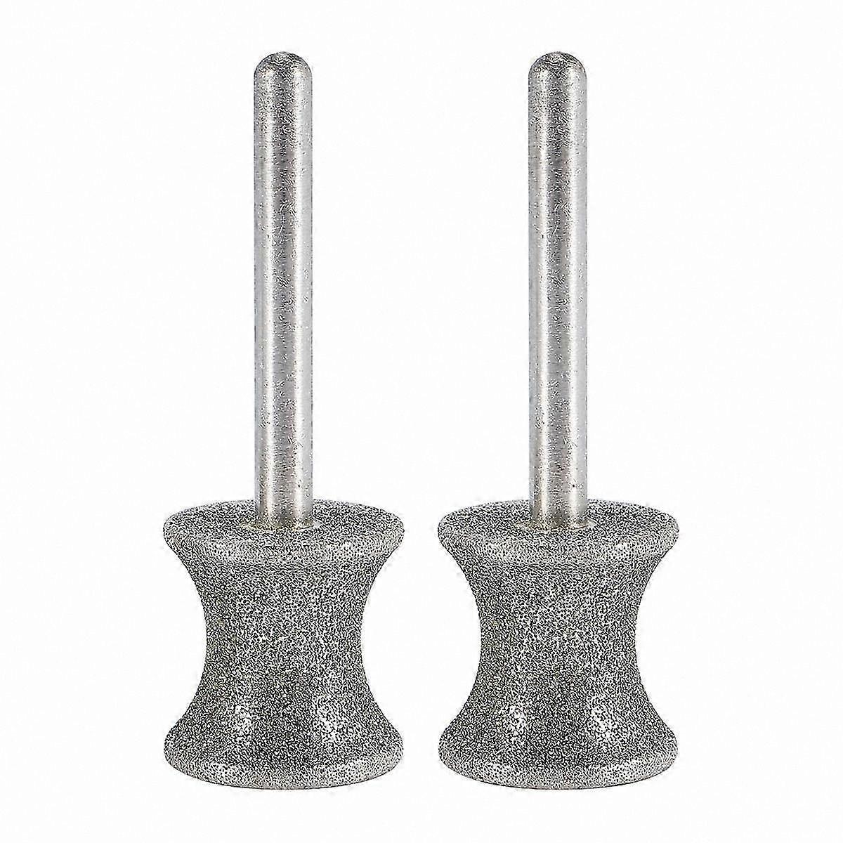 2-Pack Diamond Coated Nail Grinding Bits Compatible with Rotary Tools and More