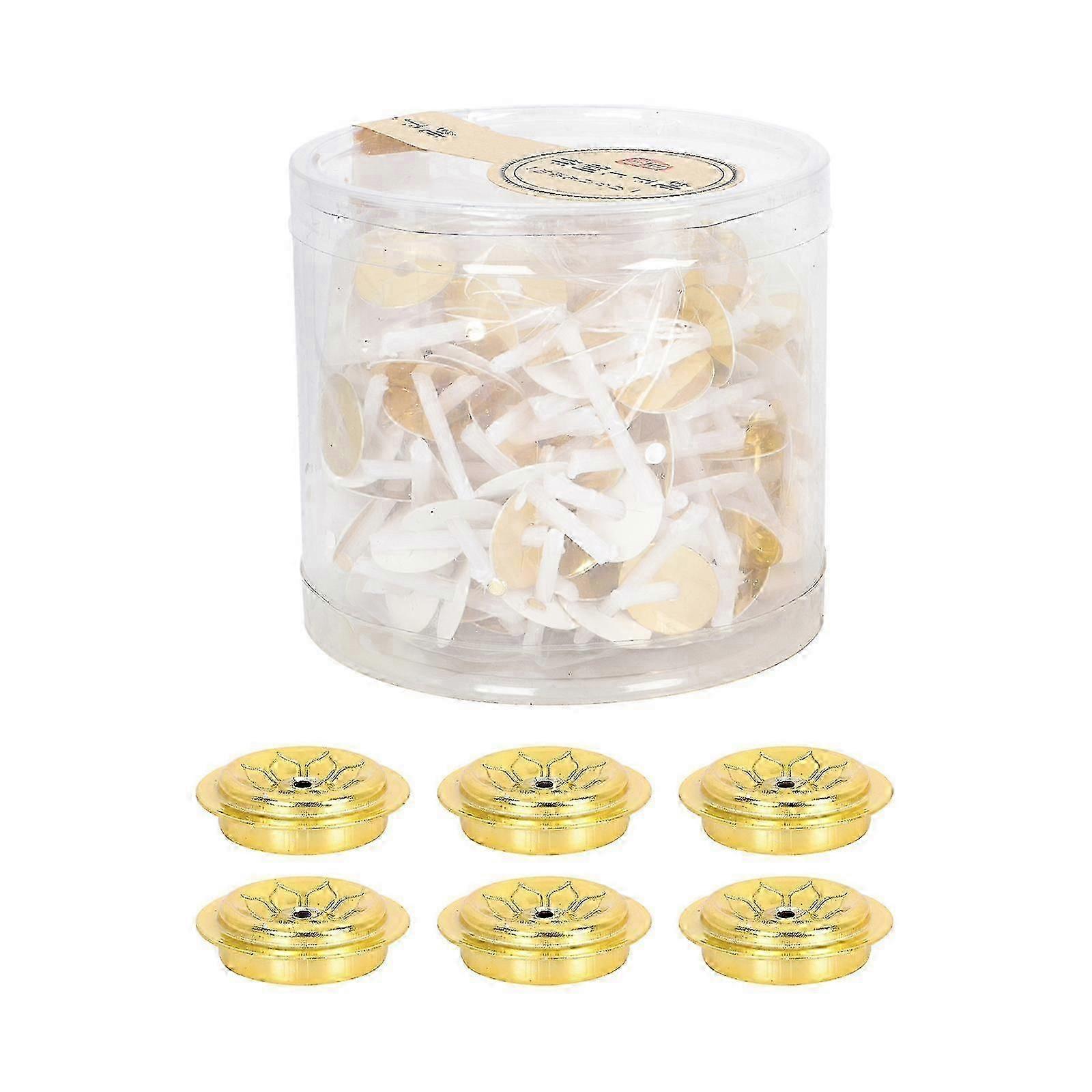 Metal Stand Candle Making Wicks Replacement Oil Wick Lamp Altar