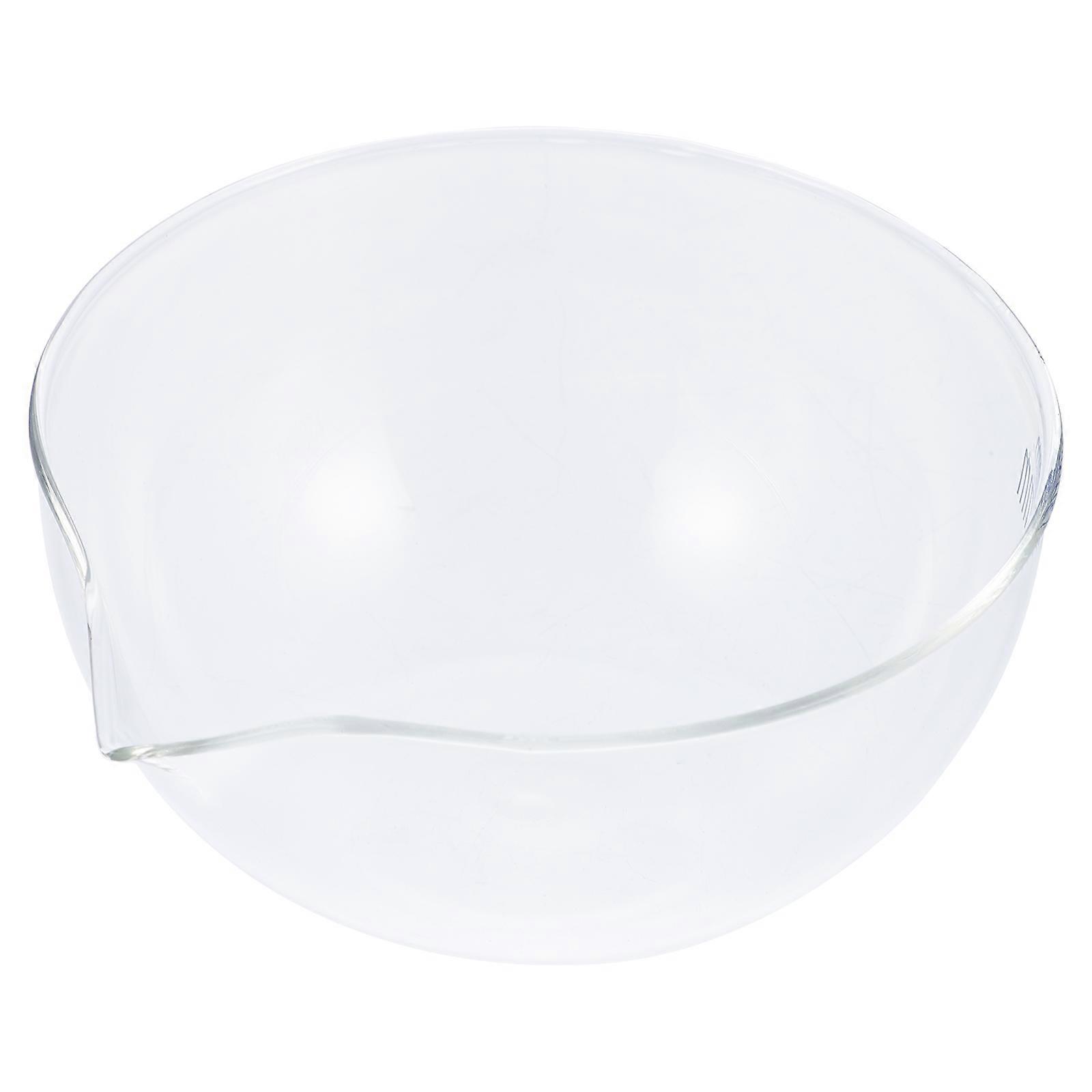 Glass Evaporating Dish Laboratory Use for Laboratory Glass Transparent Function 1Pack