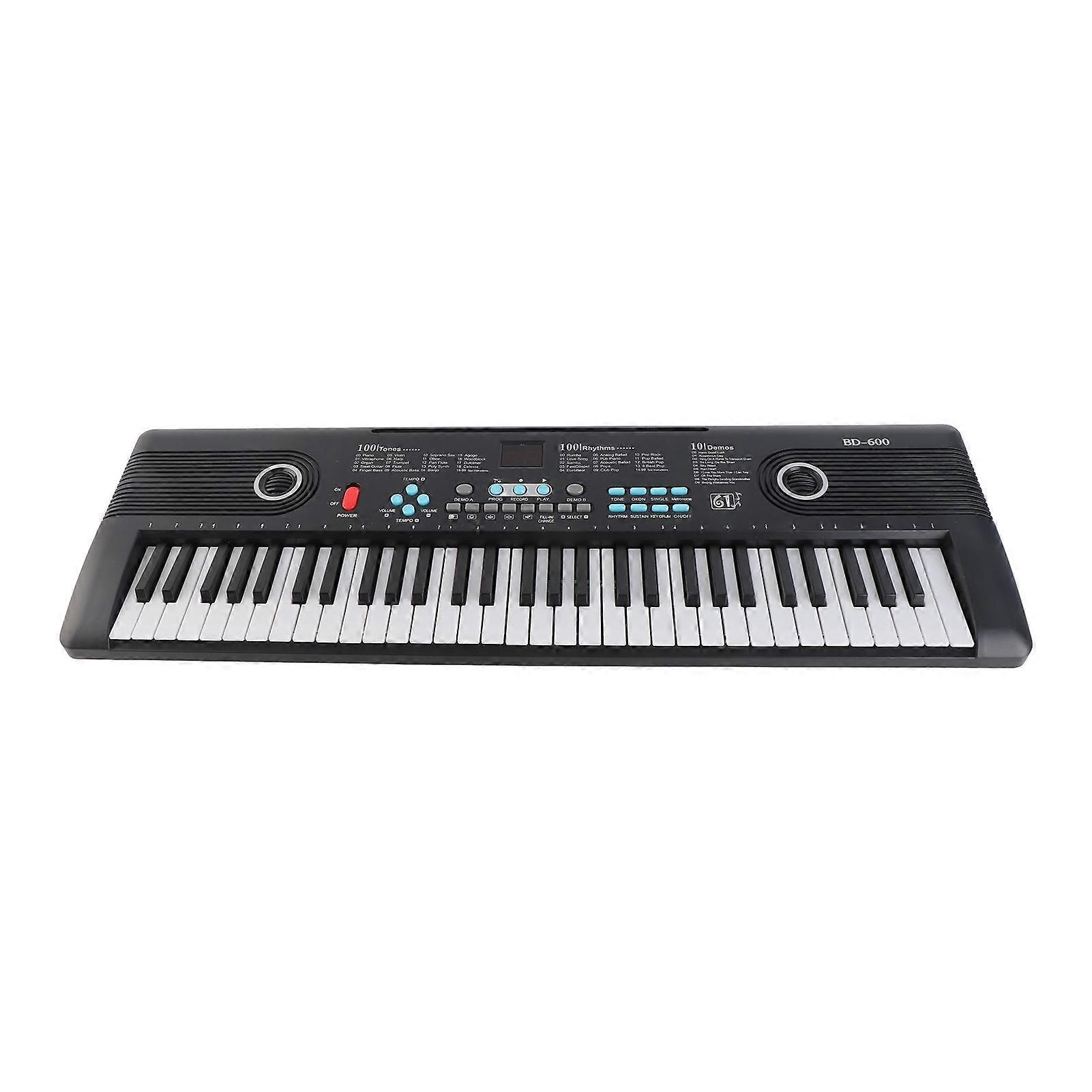 61 Keys Piano Keyboard for Kids Electronic Digital Piano Built In Speaker Versatile Portable Piano Keyboard for Beginners with Headphone