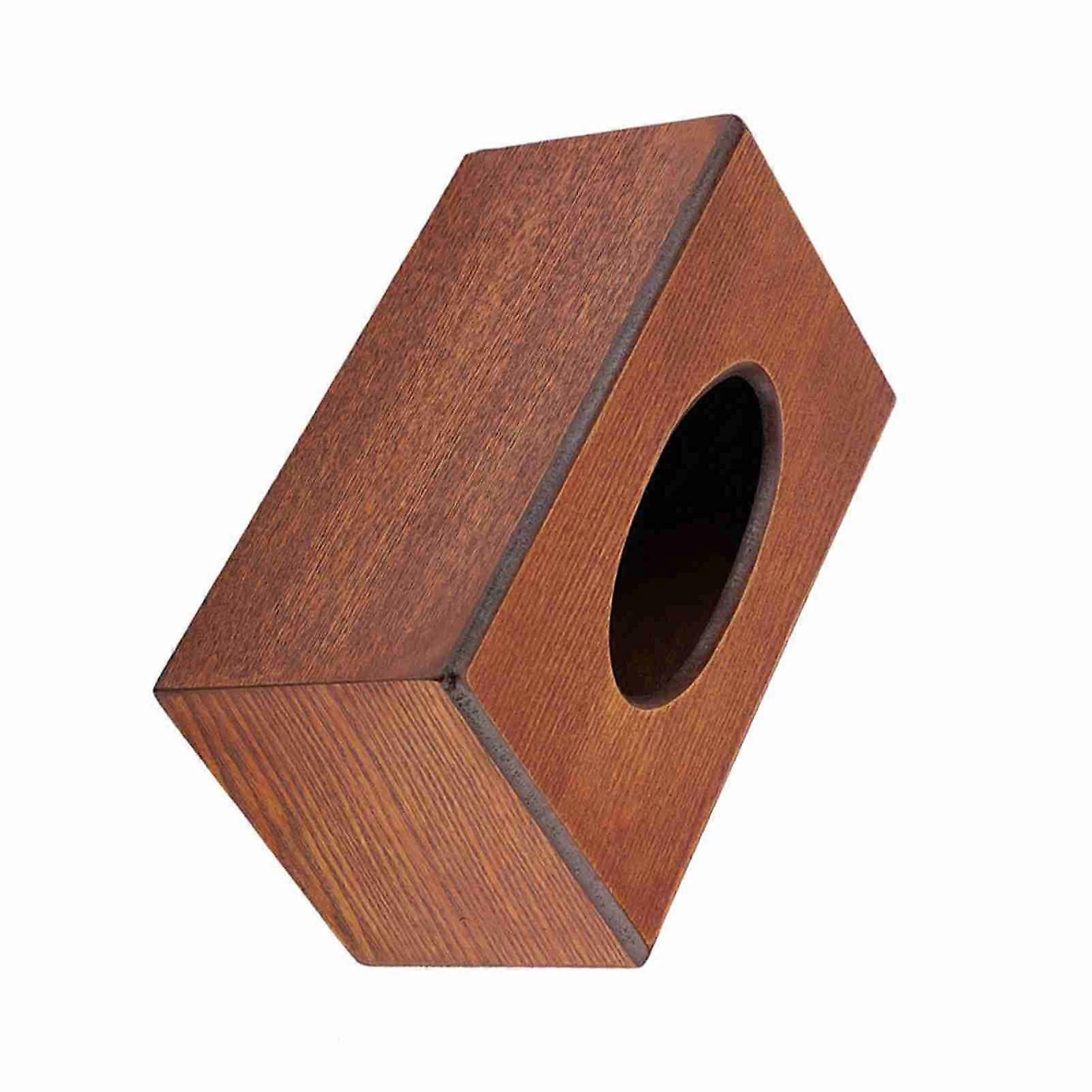 Rectangular Wood Tissue Box 23x12x10.5cm Light Color Durable