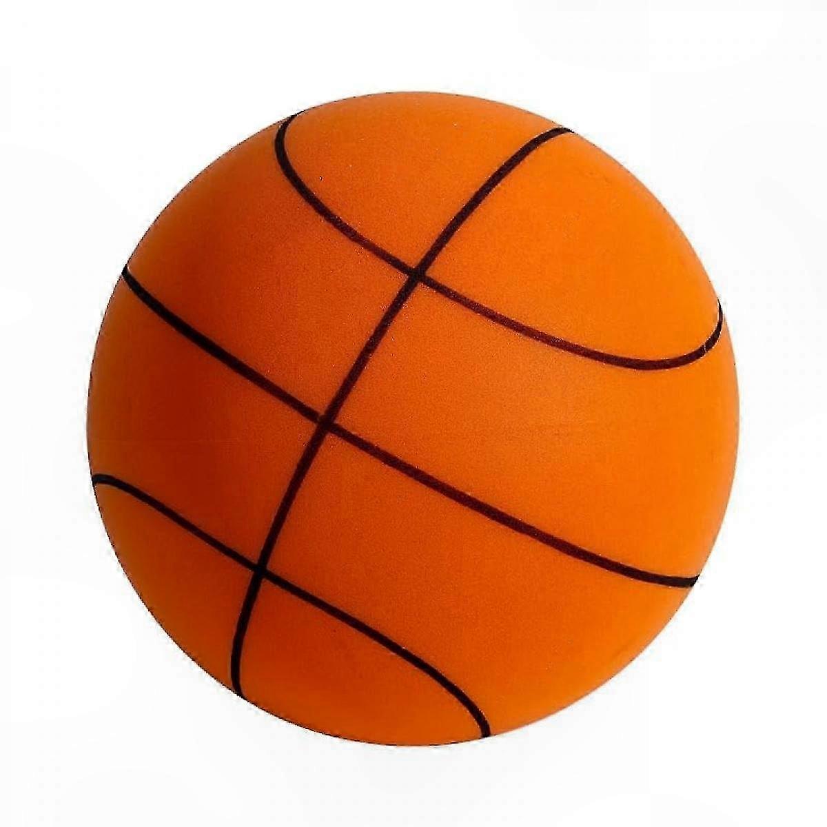 Quiet Foam Basketball, Lightweight Low Noise Indoor Training Ball, High-Density Uncoated Sports Ball for Recreation and Practice