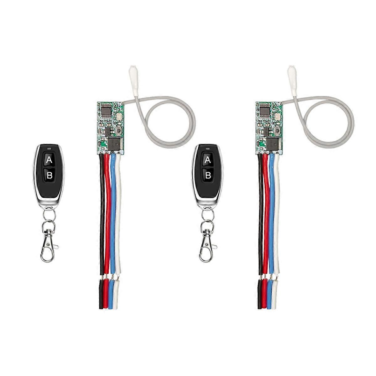 433Mhz DC 3.6-24V 1CH Relay Wireless Remote Control Switch Mini Module with Transmitter for LED Lamp