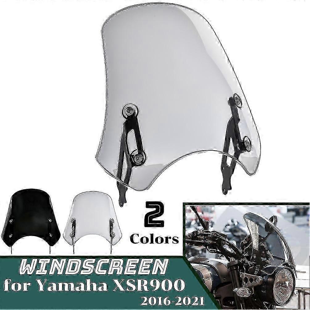 Yamaha XSR900 Motorcycle Windshield Flyscreen with Bracket 2016-2021 Models
