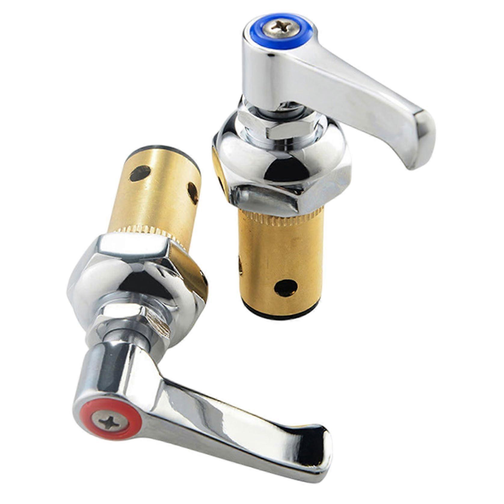 Faucet Cartridge Replacement Copper, 1 Pair, Valve and Seal Kit for Shower Taps, Compatible with Faucets