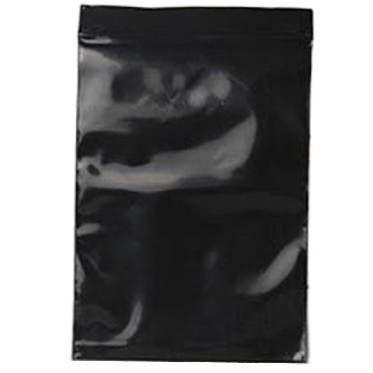 Sac Ziplock 100pcs/Lot 14 Fil Noir Sac Scellé pour Aliments 14x20cm