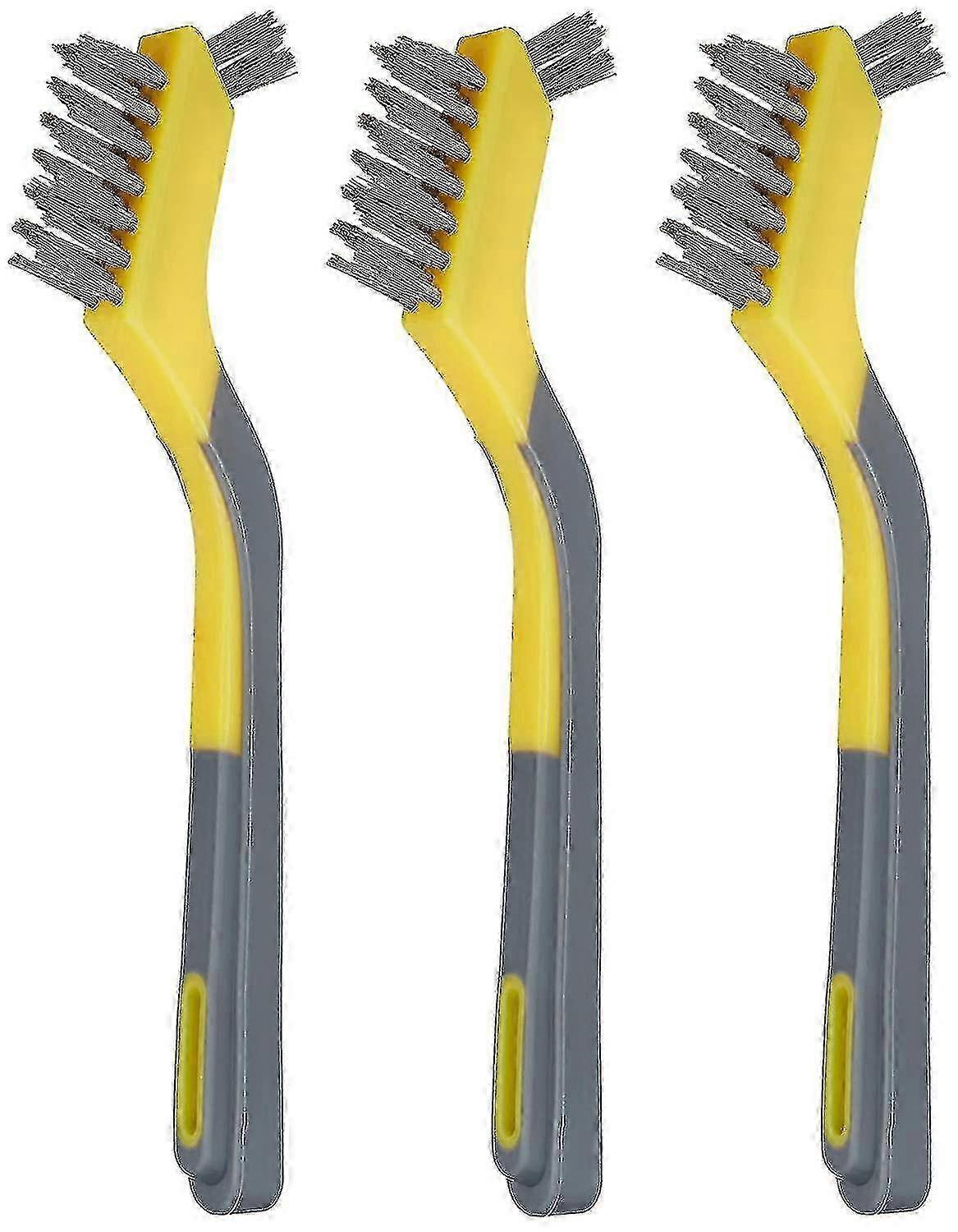 Assorted Mini Brush Set, 1 Nylon, 1 Brass, 1 Stainless