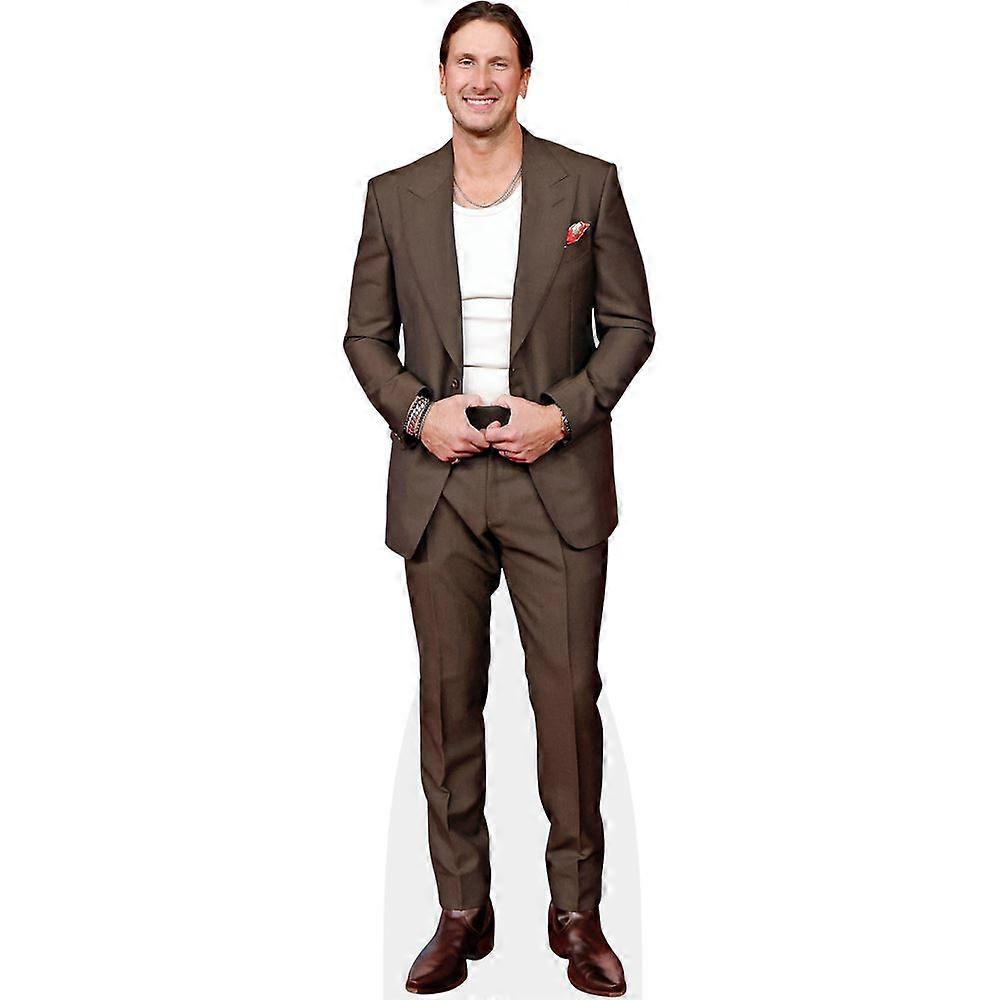 Russell Dickerson (Brown Suit) Cardboard Cutout (lifesize OR mini size). Standee. Stand Up.
