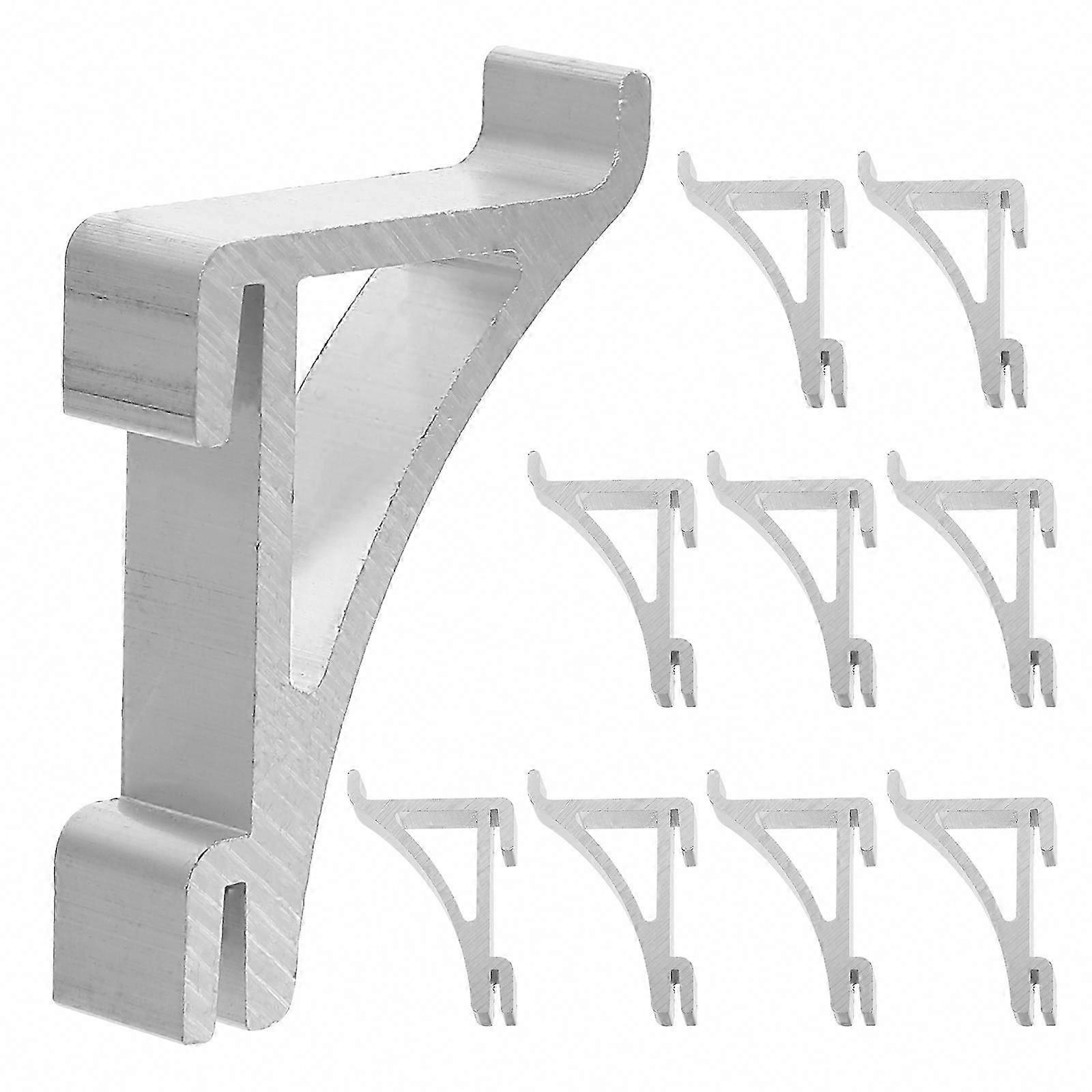 10Pcs Freezer Clamp Cooler Shelf Clip Freezer Shelf Fixing Bracket Cooler Shelf Clip Freezer Clip