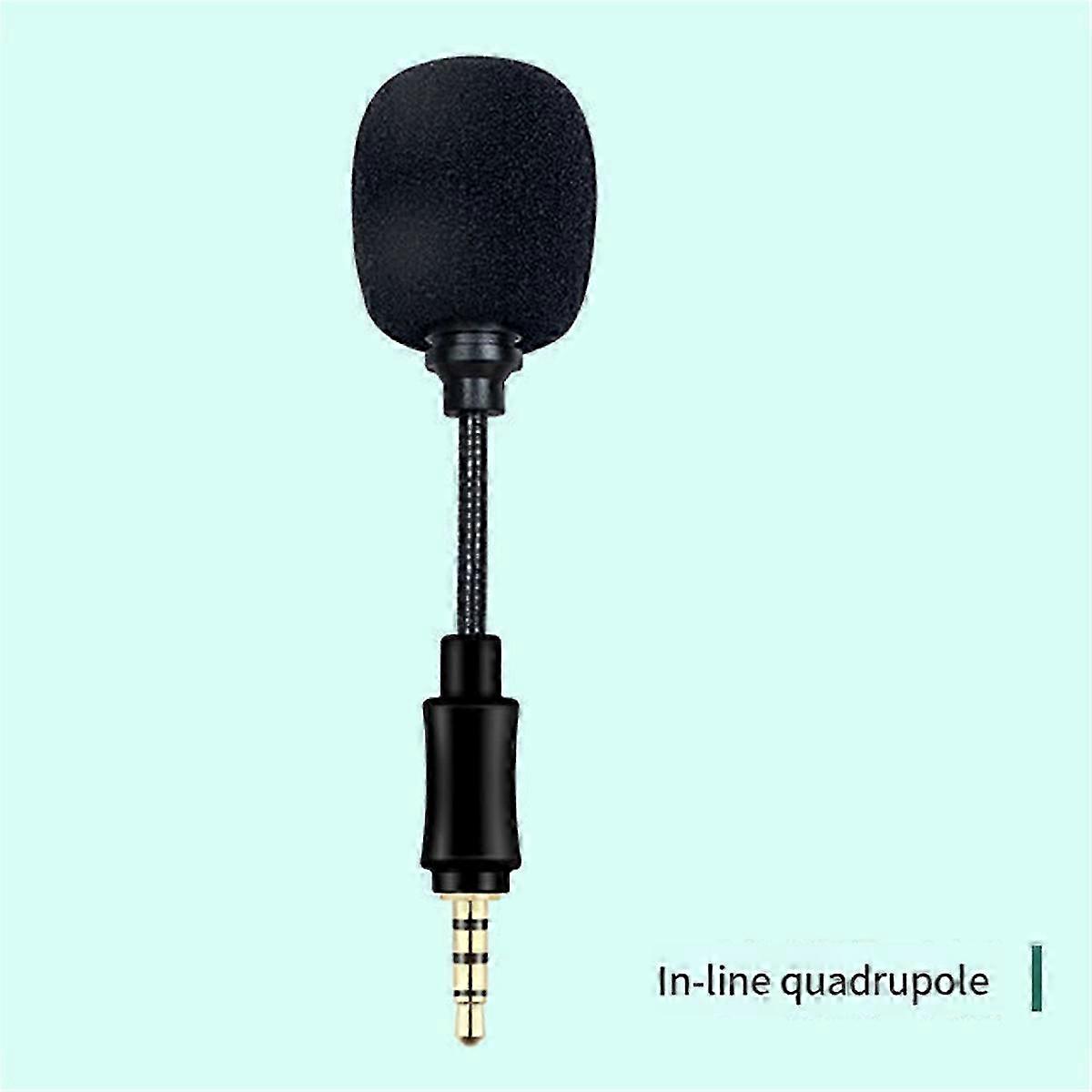 Mini Wireless Microphone Direct Plug for Outdoor Four-Pole