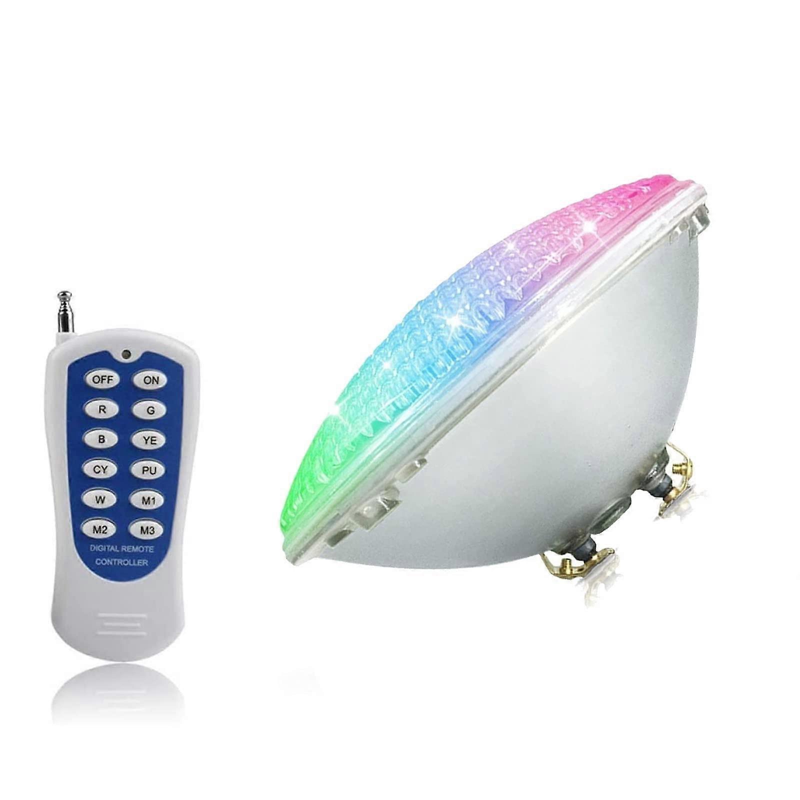 Submersible LED Pool Lights With Remote Control RGBW PAR56 12V Underwater Light For Inground Pool IP68 45W