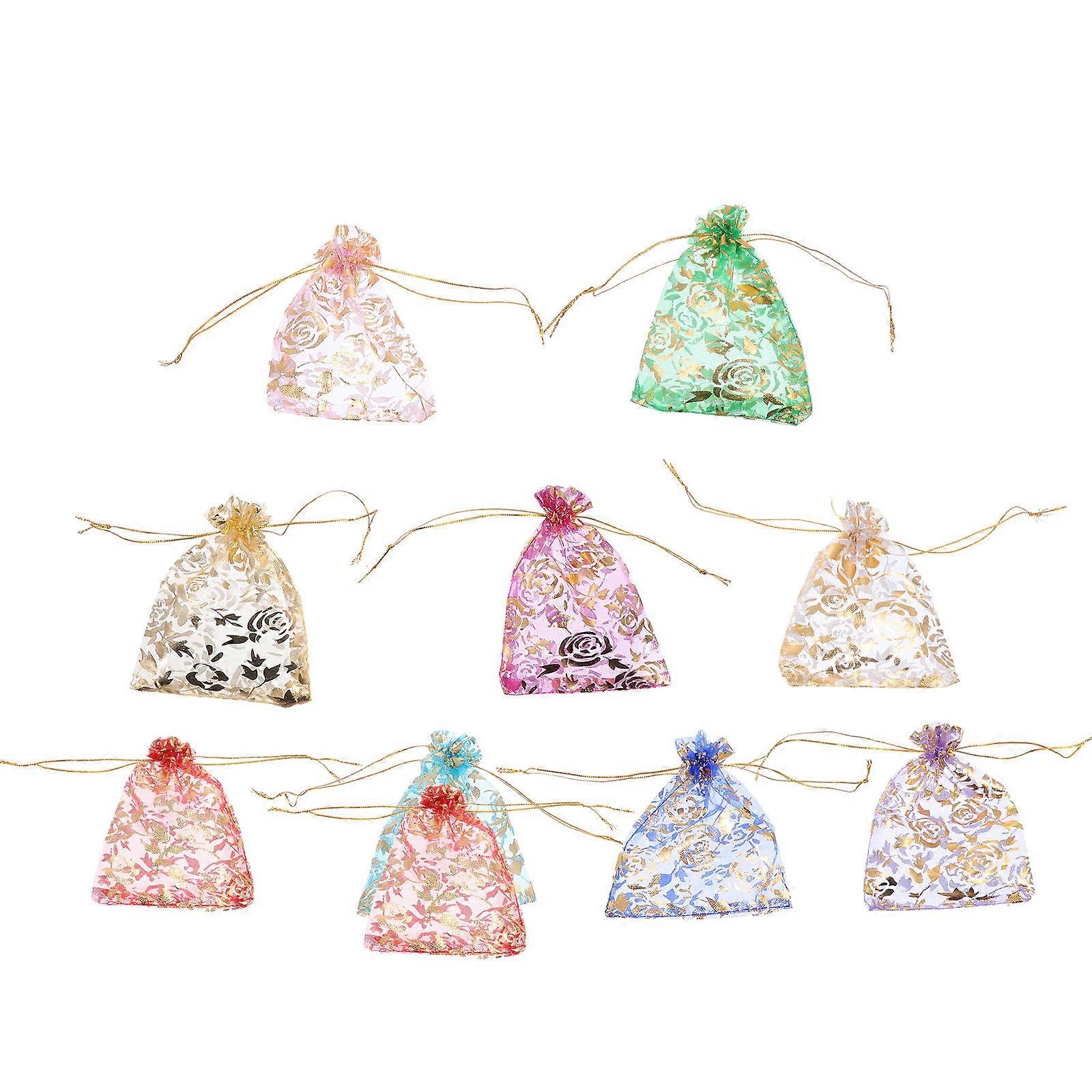 Drawstring Storage Bag Gift Bag for Storage 100Pcs Handheld Small Yarn