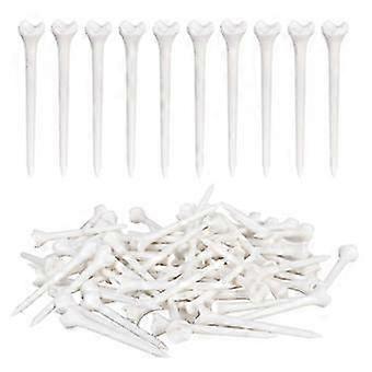 100Pcs 70 mm Professional Tee System Plastic Golf Tee Maximizes Golfers' Teeing Performance Golf Accessories