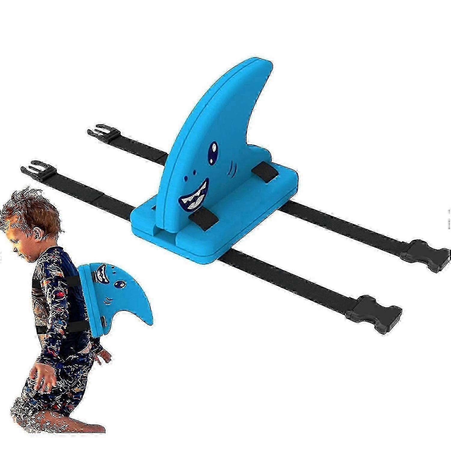 Shark Fin Swimming Kickboard For Kids, Shark Fin Float Safety Swim Trainer, Wearable Training Floaties With Adjustable Beltd