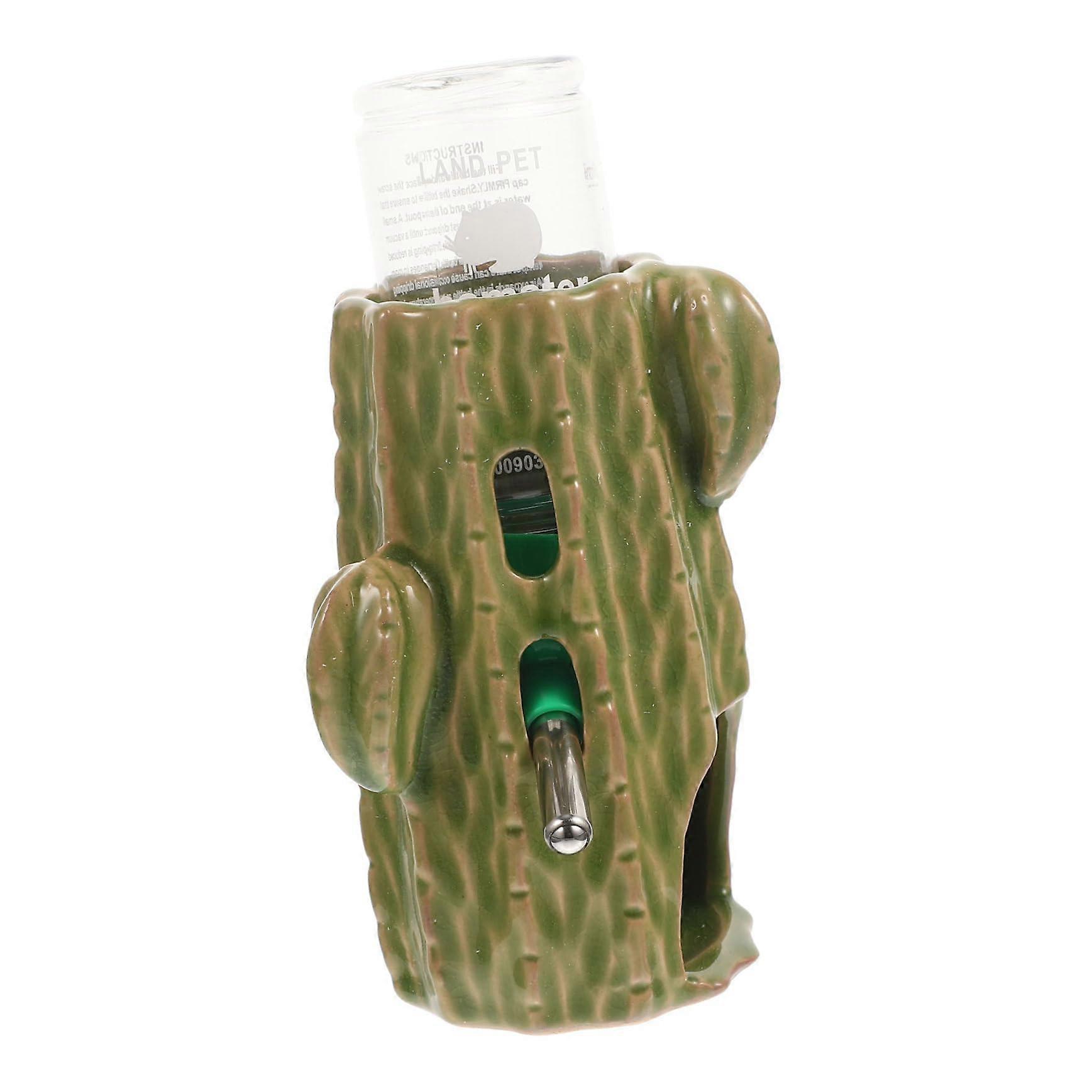 Hamster Water Bottle With Stand Vertical Feeder For Hamsters Chinchillas And Small Pets Easy To Use And Clean