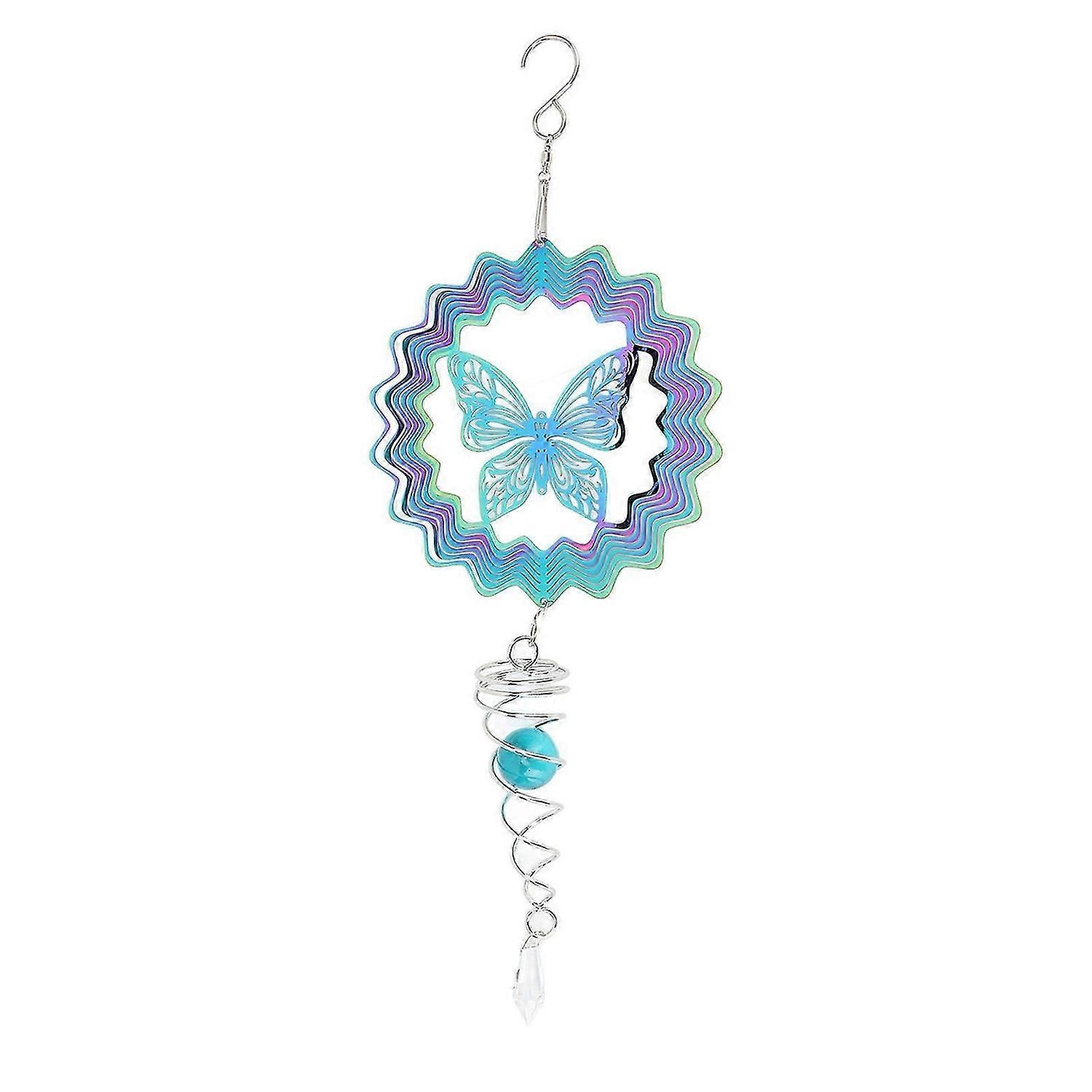 2025 Latest Model Wind Spinner Gradient Color Decorative Metal 3D Wind