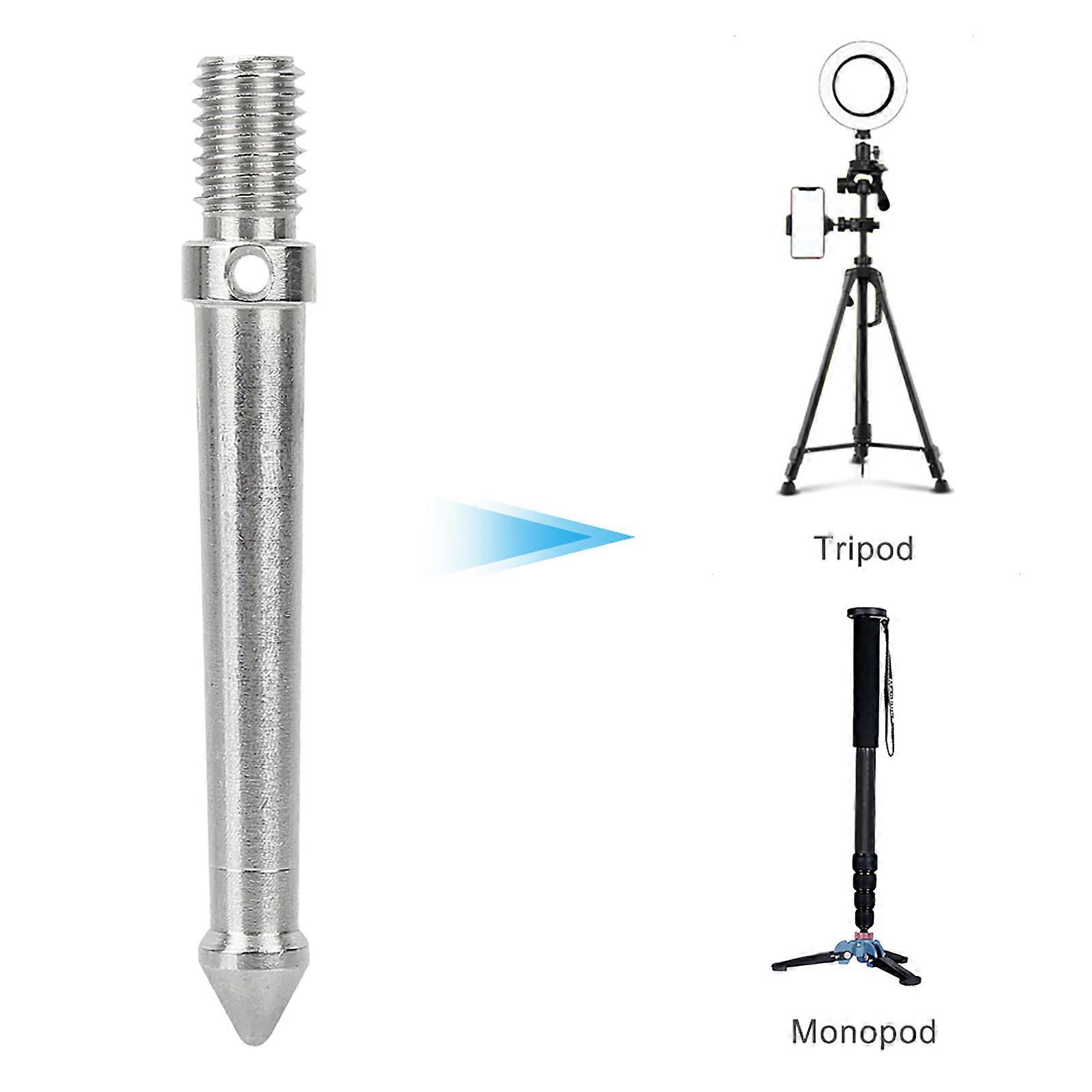 Metal Spike Mount for Tripod Monopod with 3/8" Thread, Camera Accessories (8cm)