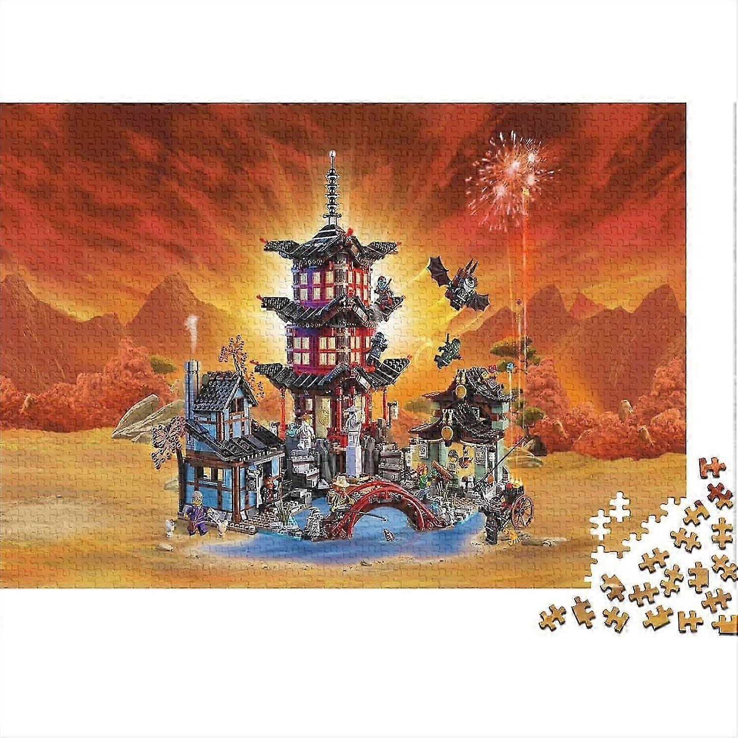 2025 Puzzles 1000/500/300pcs für Erwachsene Ninjago Puzzles für Erwachsene Puzzle Lernspiele NinjaTT141