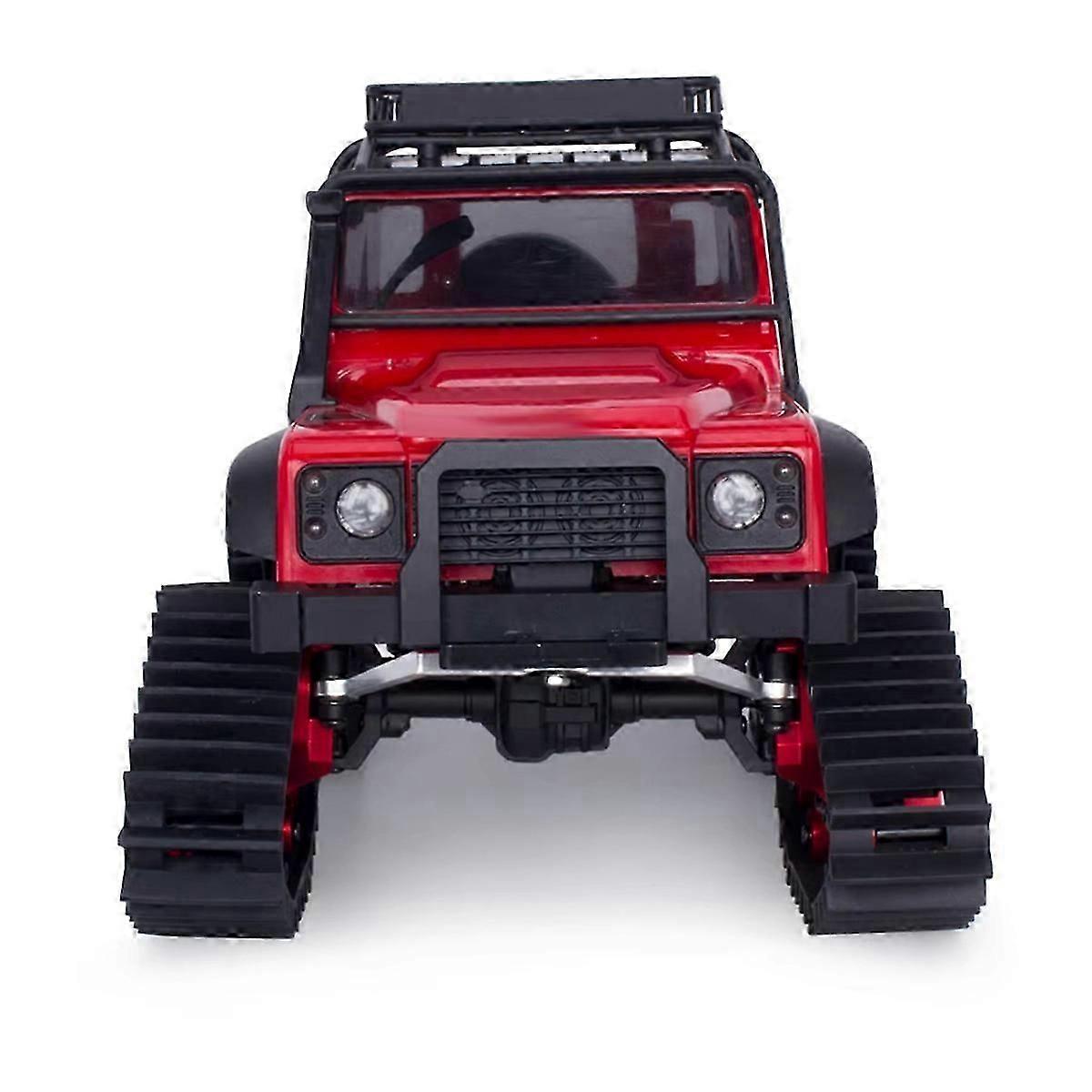 4Pcs Snow Tires Sets Carload Tracks Wheel Sandmobile Conversion for 1/18 RC Crawler Car -4M Accesso