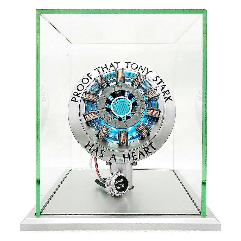 1:1 Arc Reactor Action Figure MK2 Arc Reactor DIY Parts Model Toys With LED Light