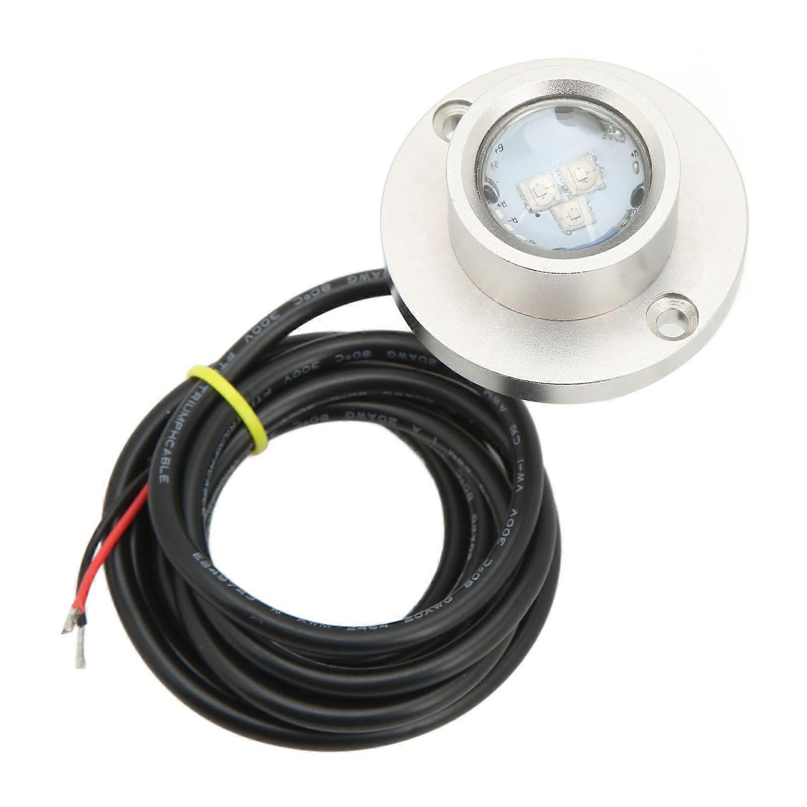 Marine Underwater LED Light DC 12V 24V Stainless Steel Universal Fit for Boat Yacht Waterside Lighting Blue