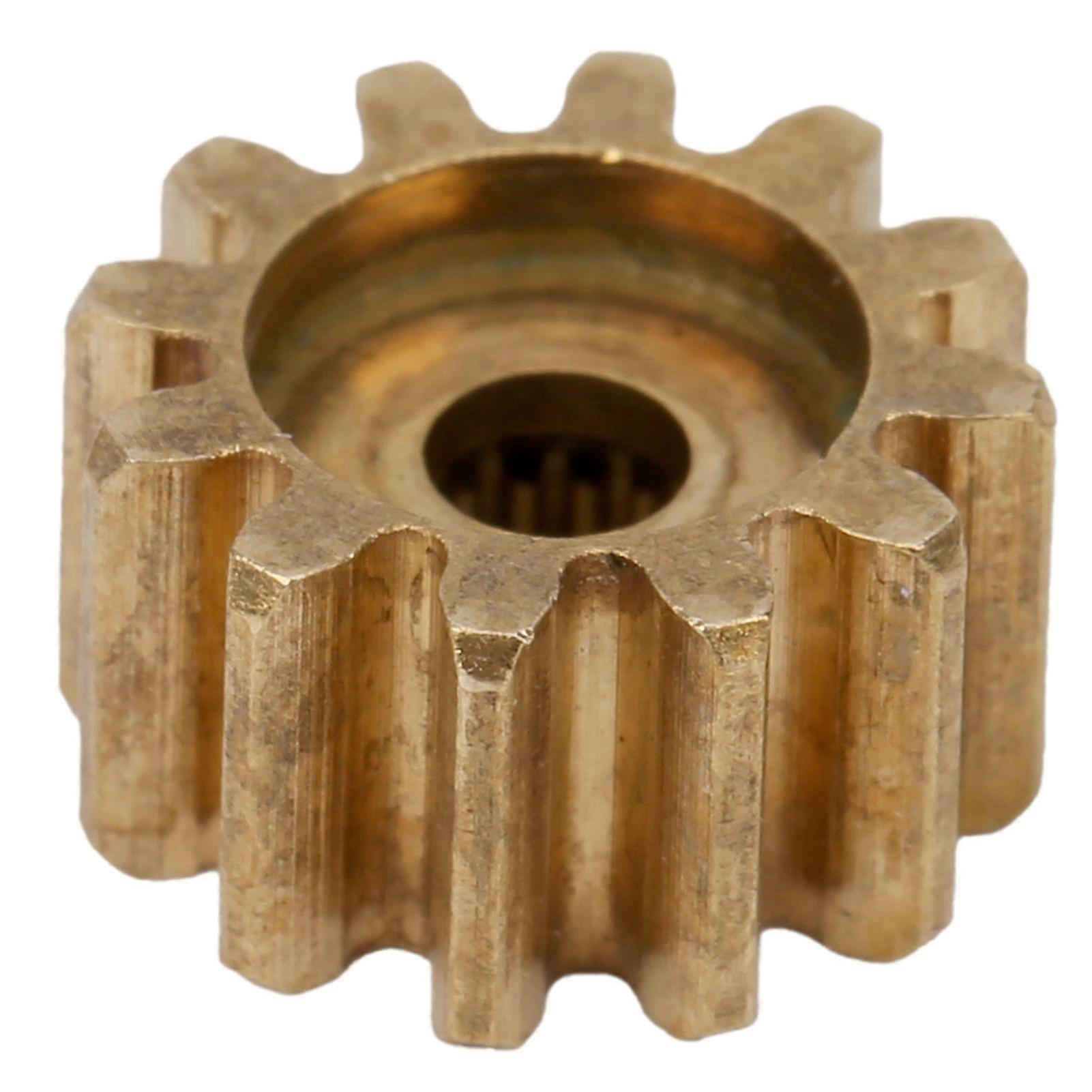 430500250012 Servo Gear 12 Tooth Brass Gear 25 Tooth Spline MOD 0.8 Gear Replacement Servo Parts