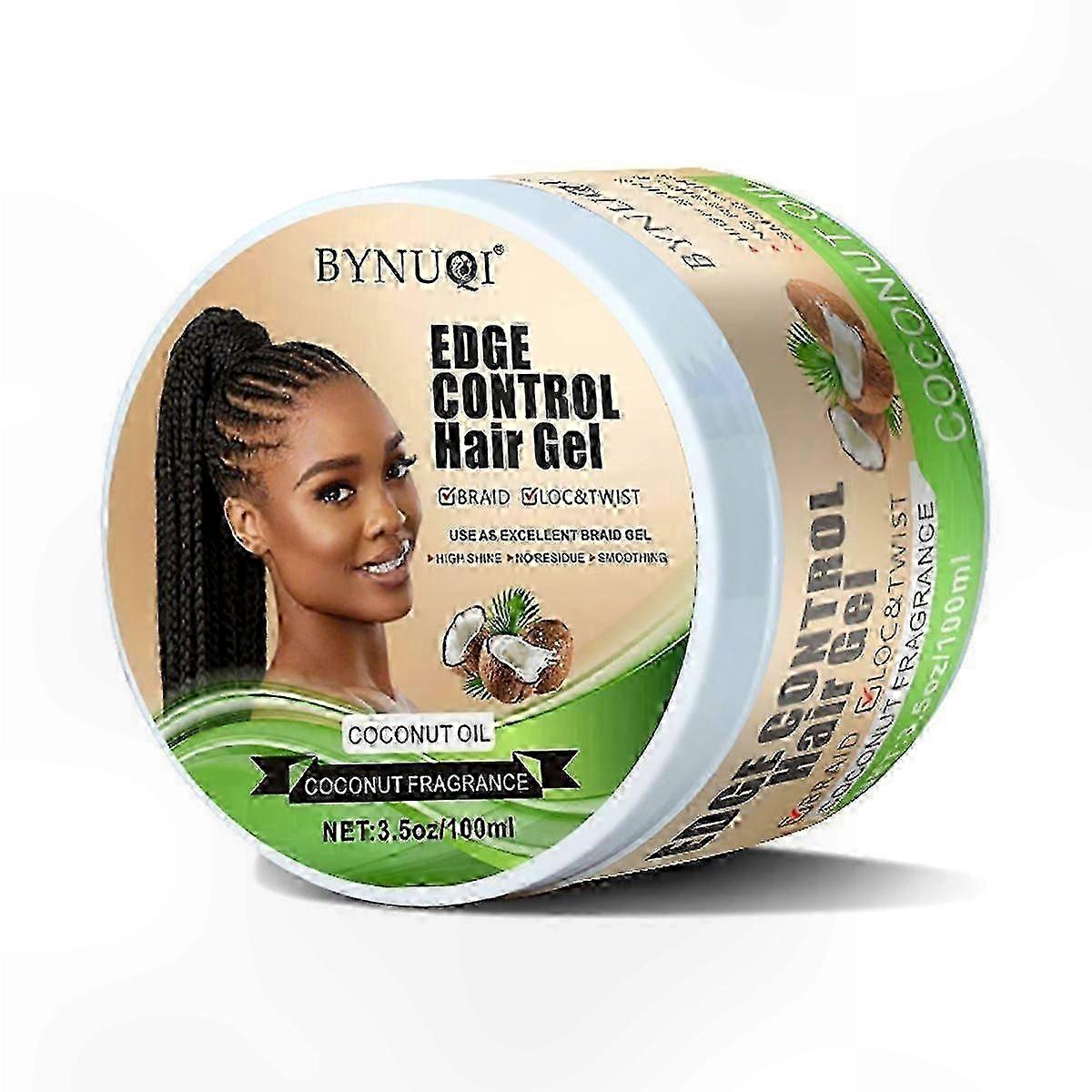 Non-Greasy Edge Control Wax for Women, Shine-Enhancing Hair Gel, No White Residue for Afro Hair Styling