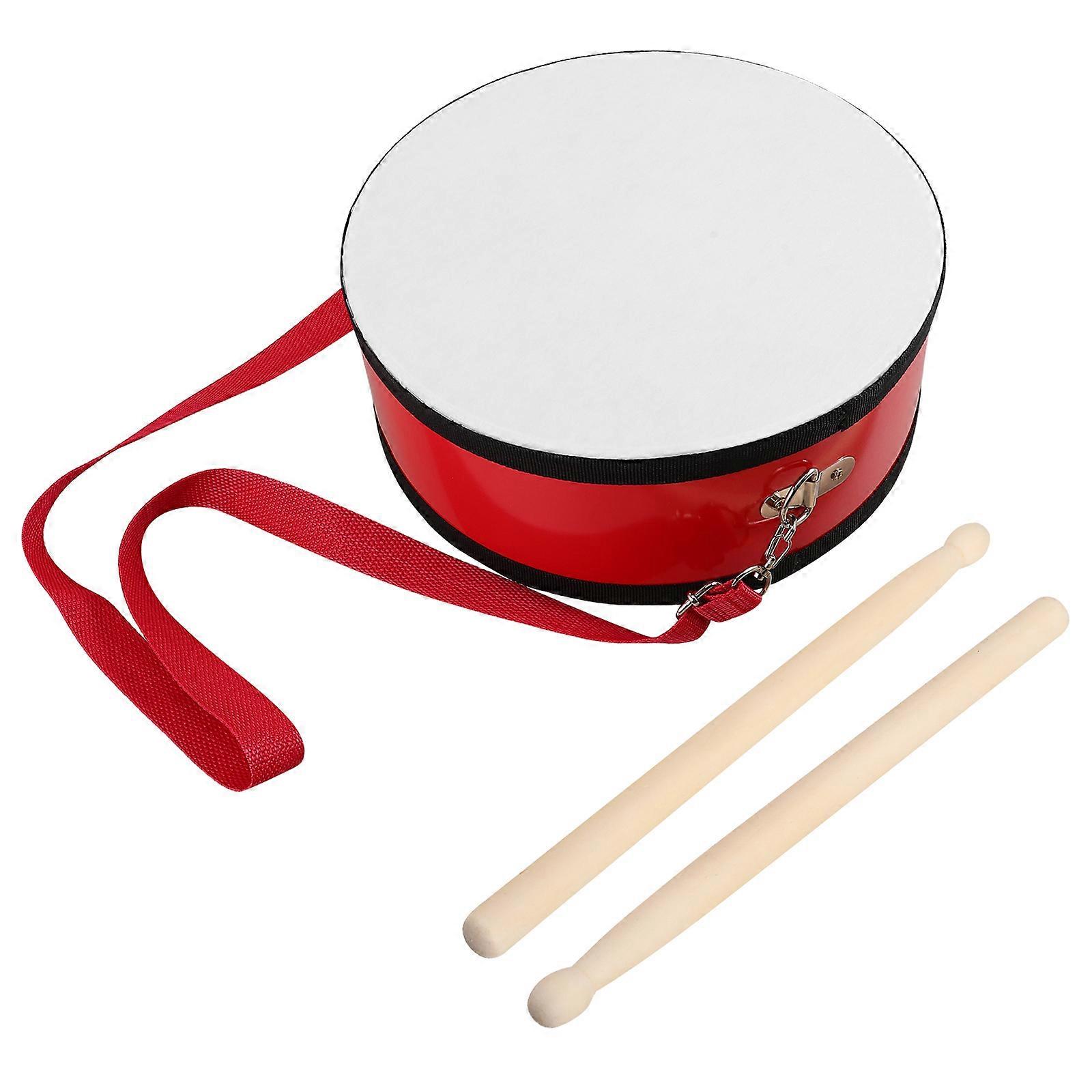 Wooden Snare Drum for Children's Marching Band 3Sets with Red Finish
