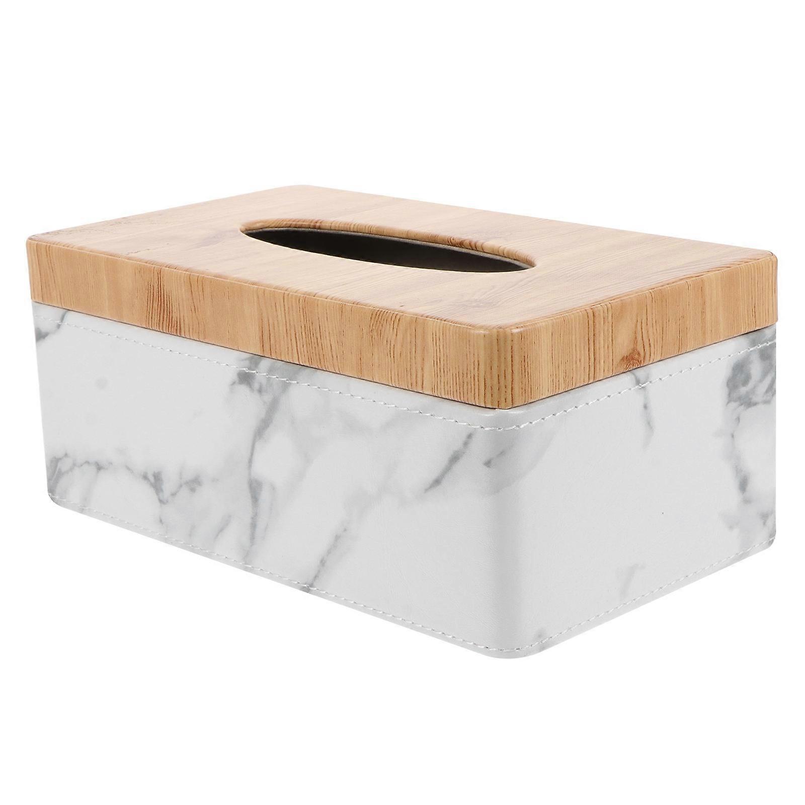 Marbling Tissue Holder for Storage Unique Waterproof Napkin Box