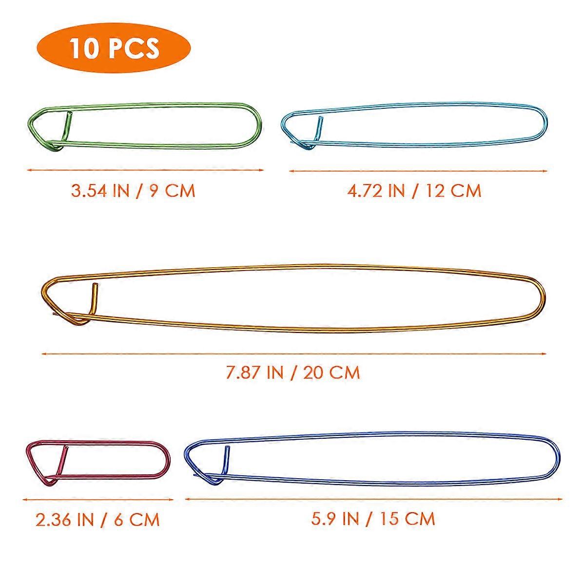 Vosarea Knitting Stitch Holders for Sewing 4Pcs Aluminum Alloy Set