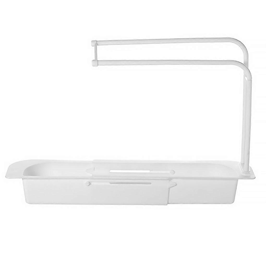 Telescopic Sink Rack Holder Expandable Storage Drain Basket for Home Kitchen Kit