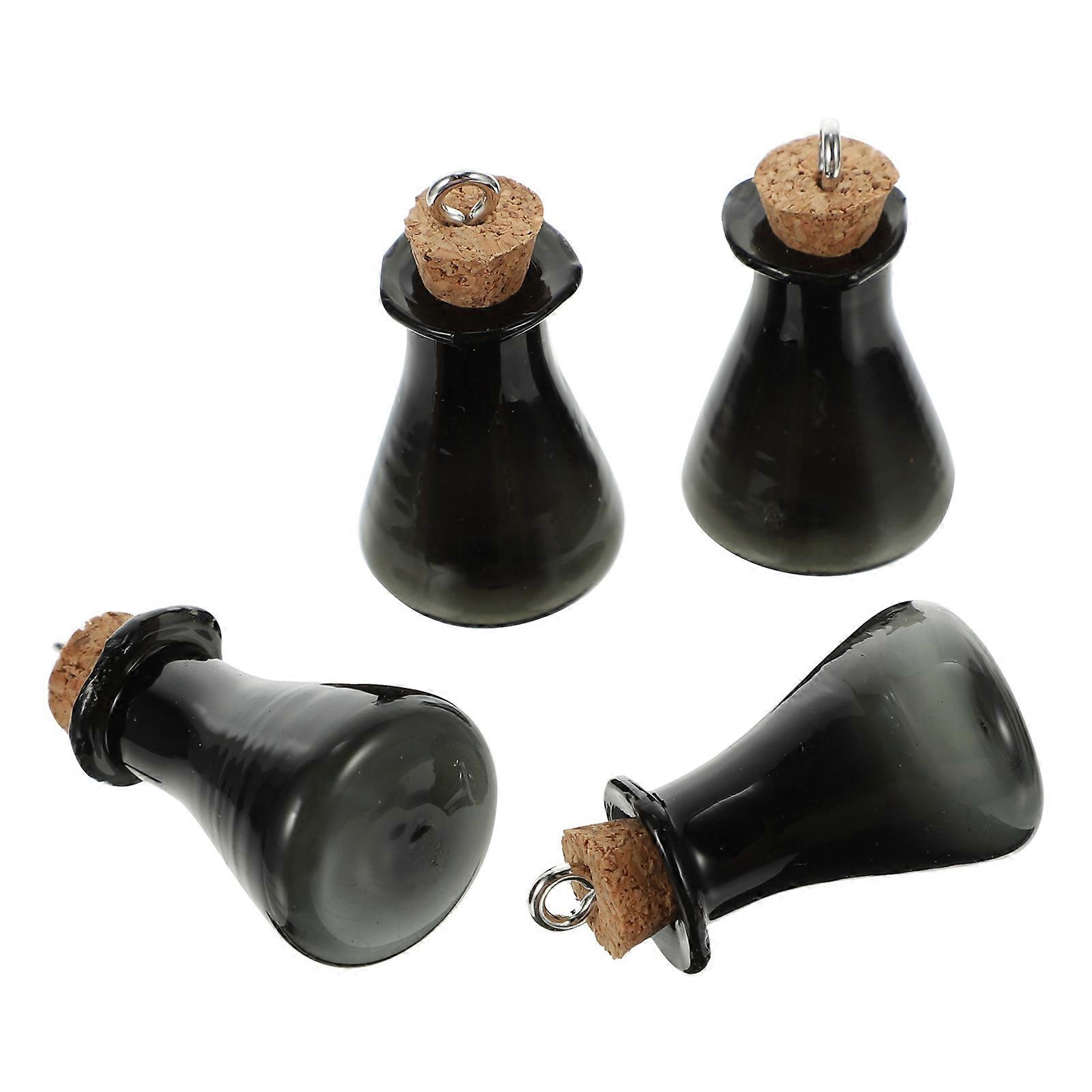 Storage Bottles Mini Glass Bottles for Storage Use Set