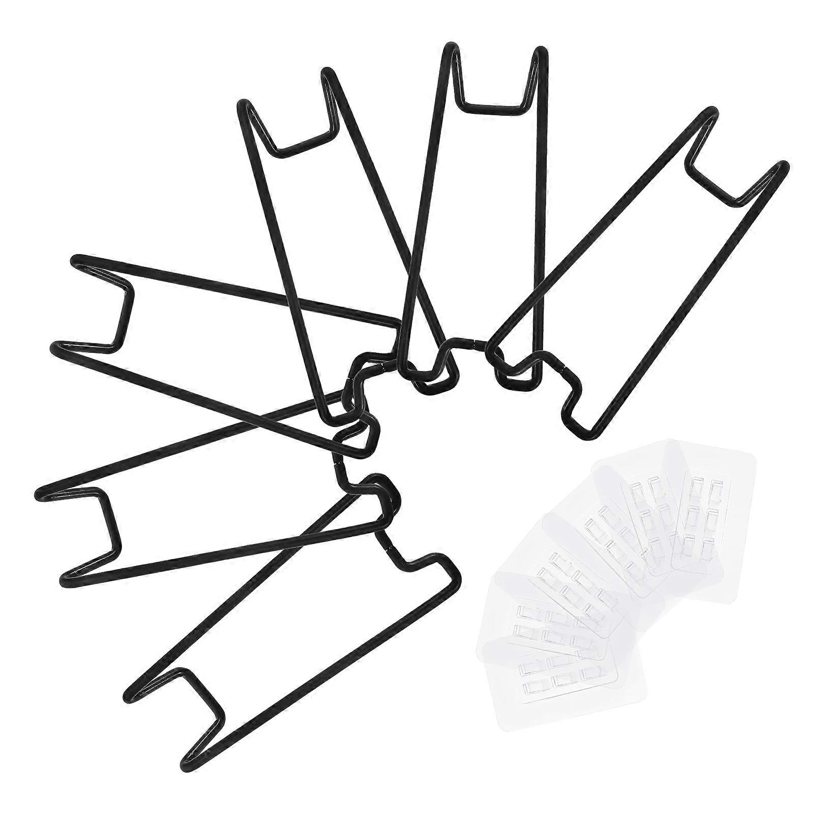 Iron Plate Display Stand Versatile Usage For Frames In Assorted Color 6Pcs