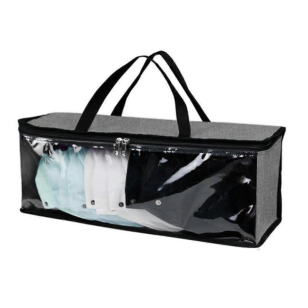 Hats Organizer Transparent Hat Storage Wide Hat Storage Bag,A