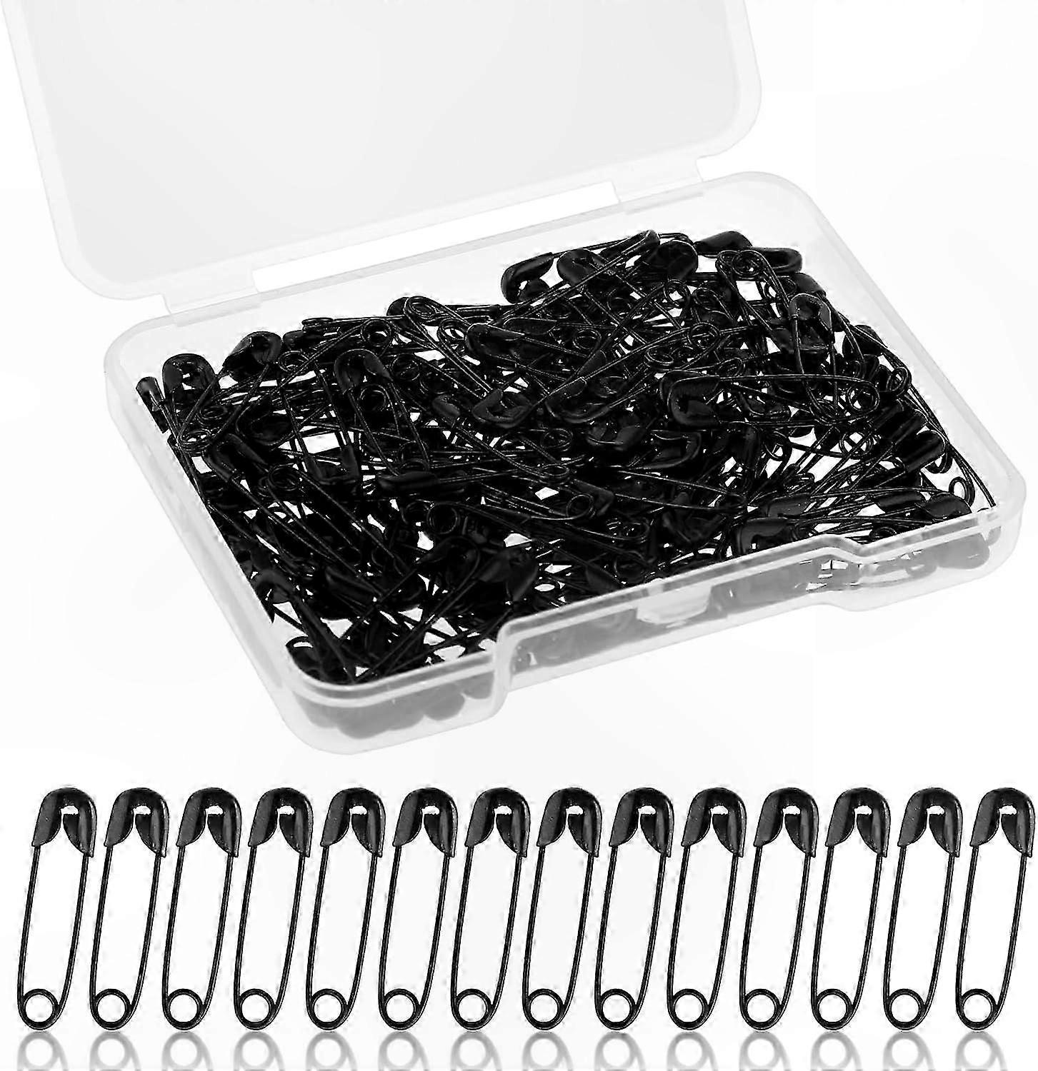 150Pcs 19mm Mini Safety Pins with Storage Box for Crafting and Sewing Projects