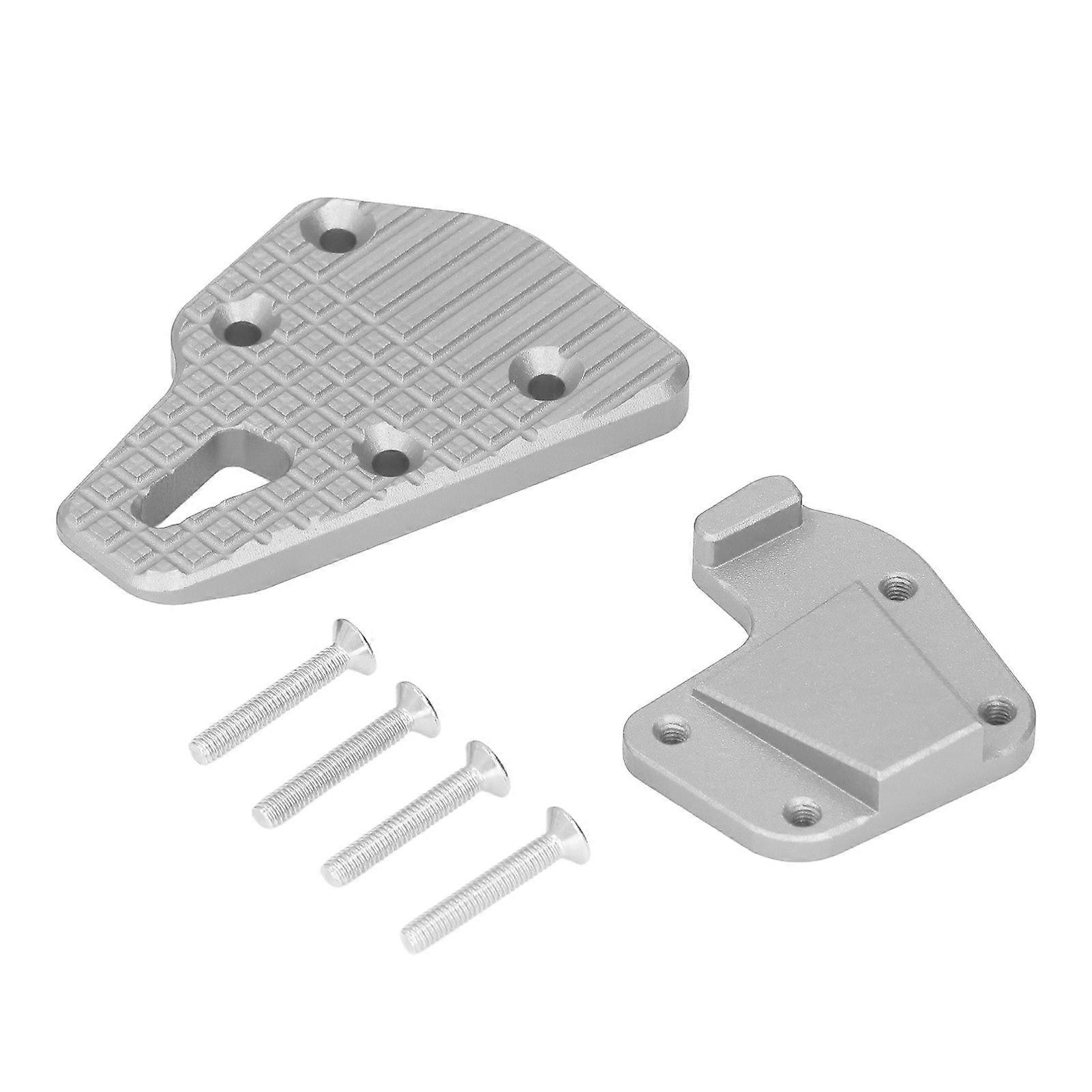 Motorcycle Rear Brake Lever Foot Pedal CNC Aluminum Alloy Enlarge Extension Plate Pad Replacement for F900r 20192021Silver