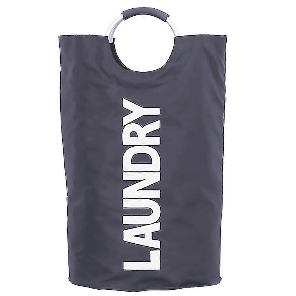 Foldable Dirty Clothes Basket Laundry Bag Waterproof Washing Bin with Handle