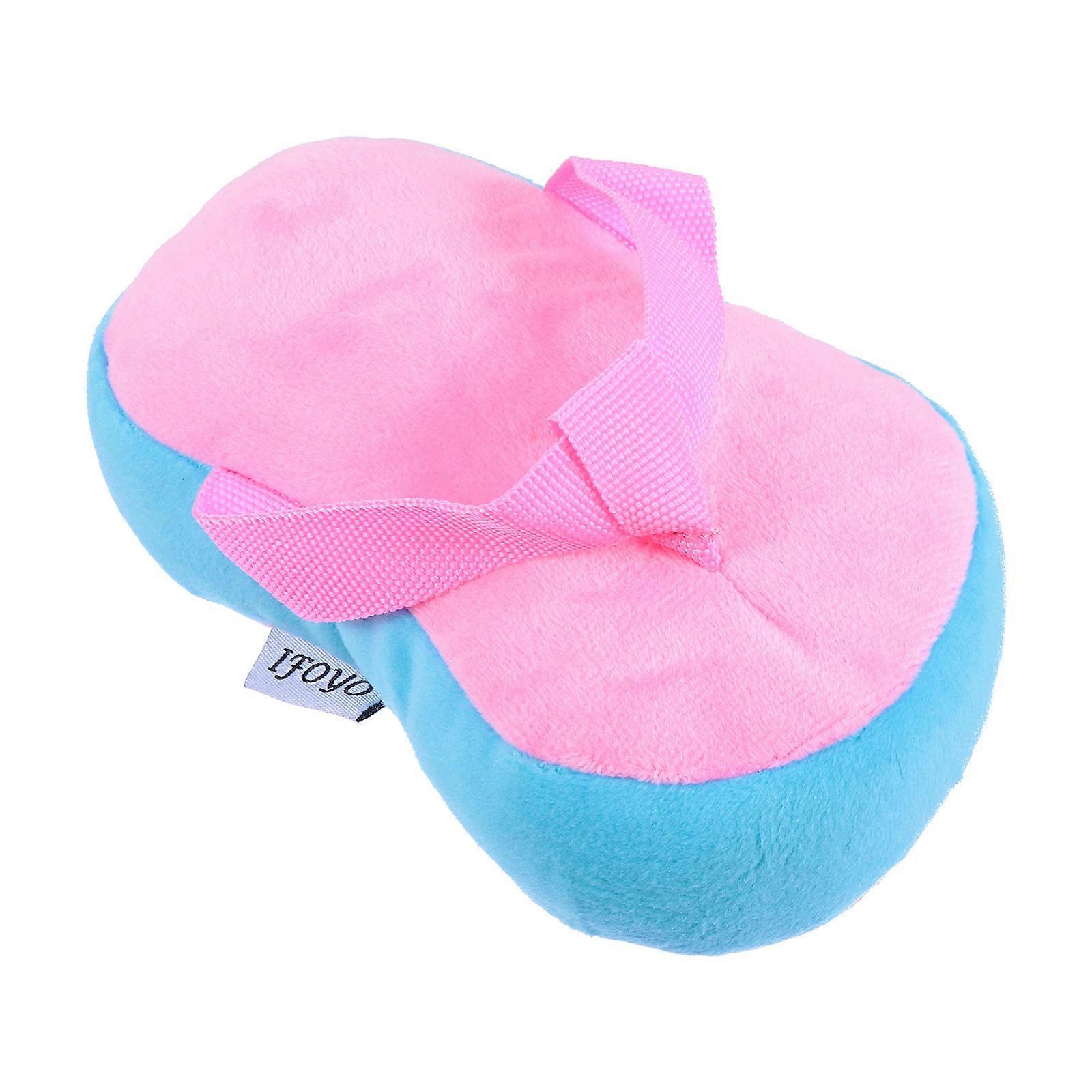 Pet Supplies Dog Toy Pink Slipper Shape Interactive Play 1Pack