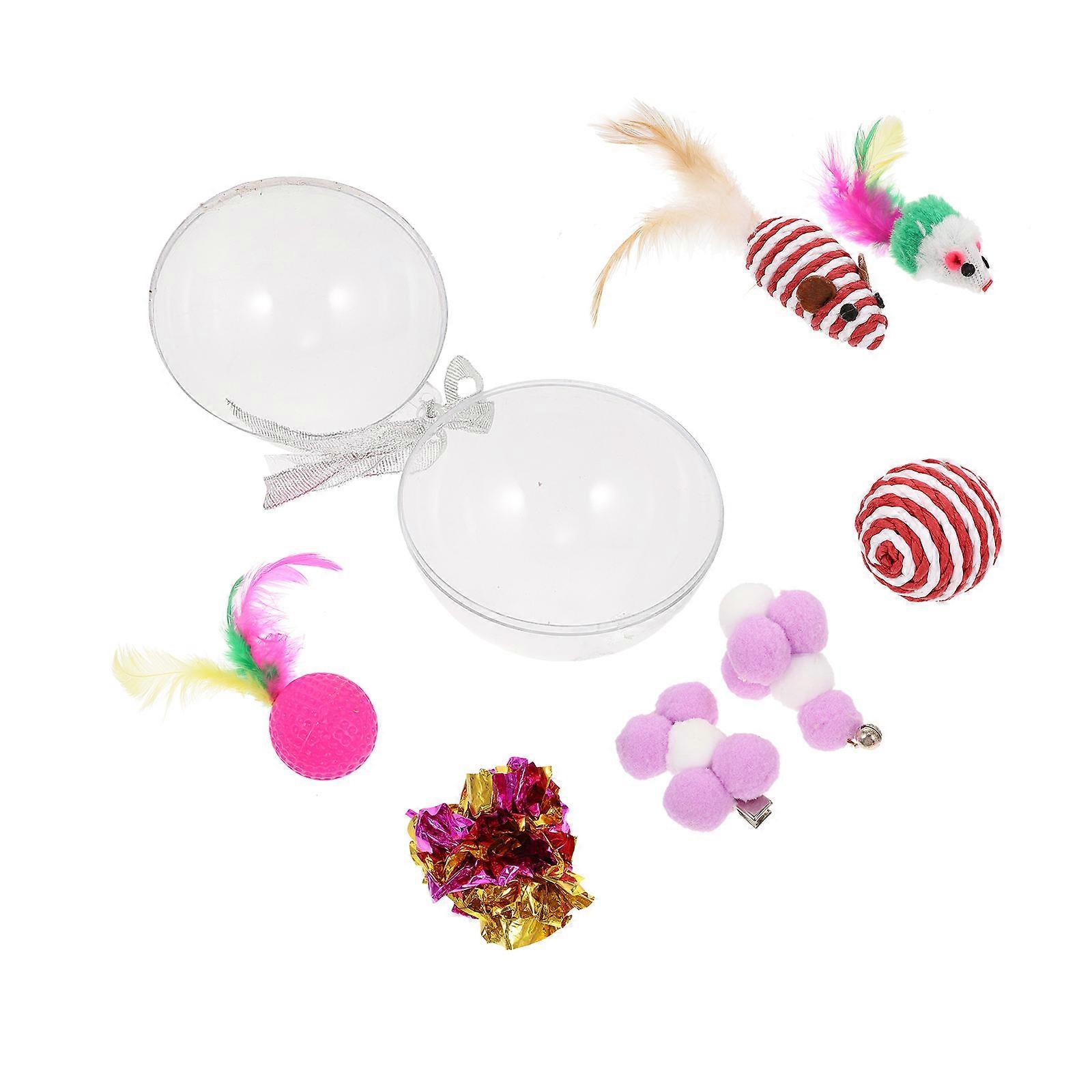 Kitten Toys Creative Cat Playing Toys for Pet Use 2Sets Assorted Color