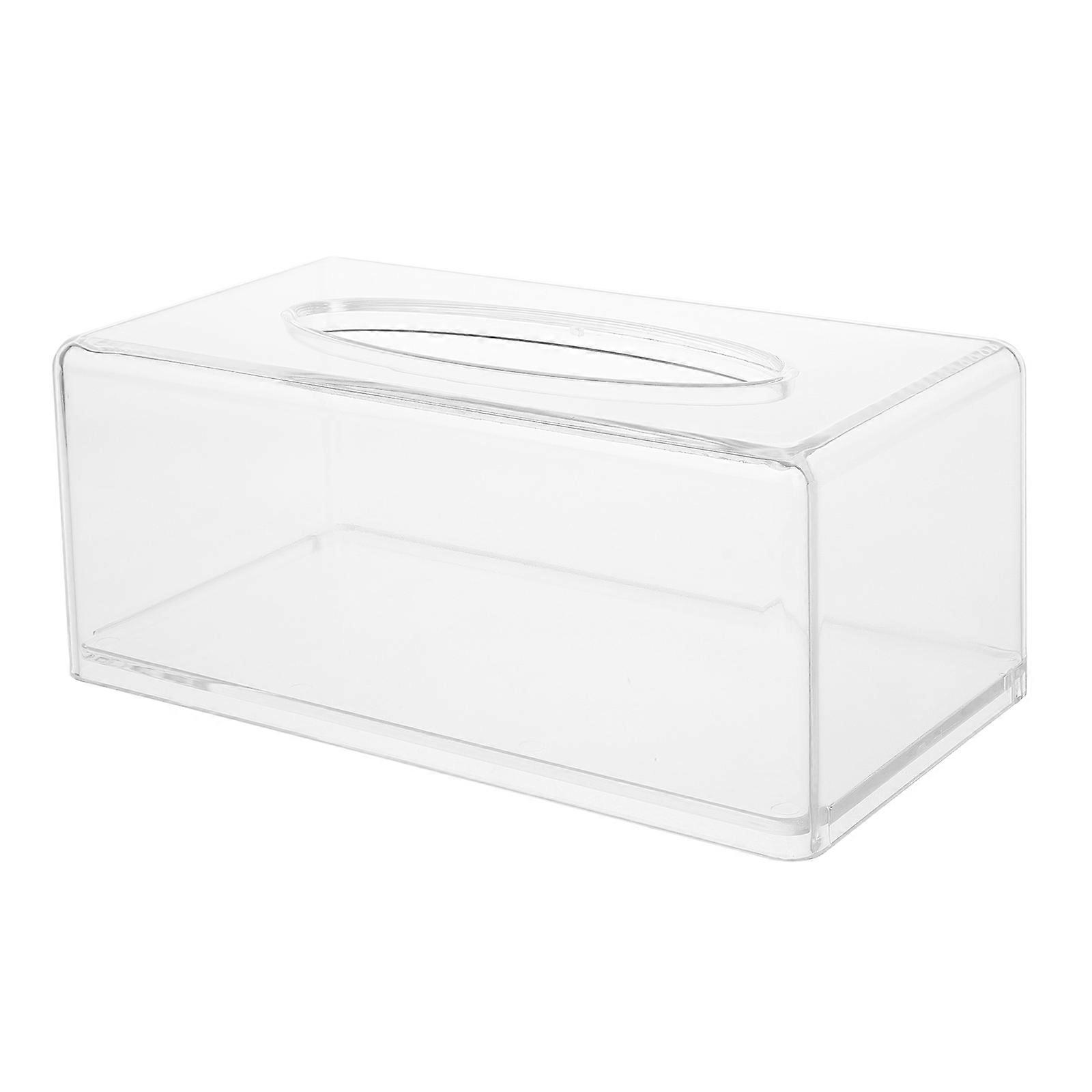 Napkin Container Acrylic Tissue Box Holder for Storing Things 5Pcs Clear
