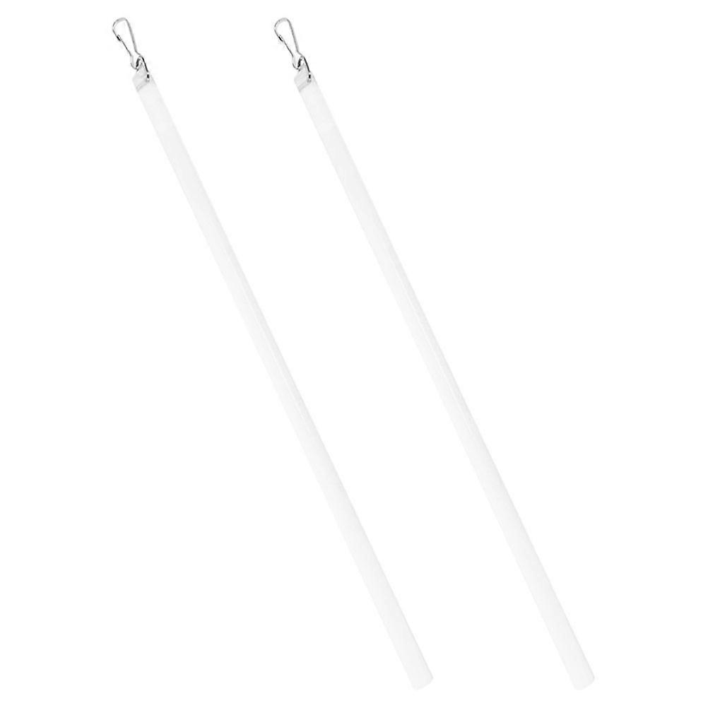 Drapery Wand Acrylic Curtain Pull Rod with Hook 6Pcs Accessories