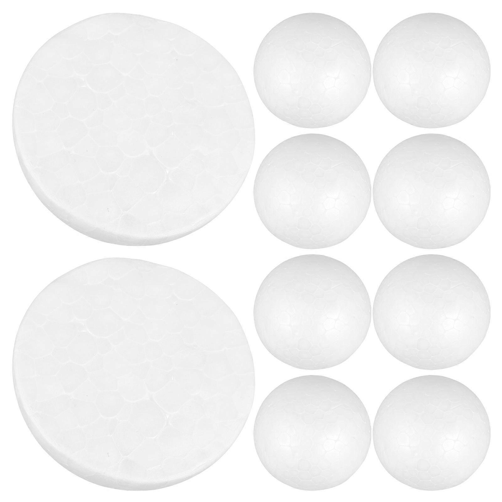 Polystyrene Balls Half Ball for Decoration 150Pcs White Craft Material